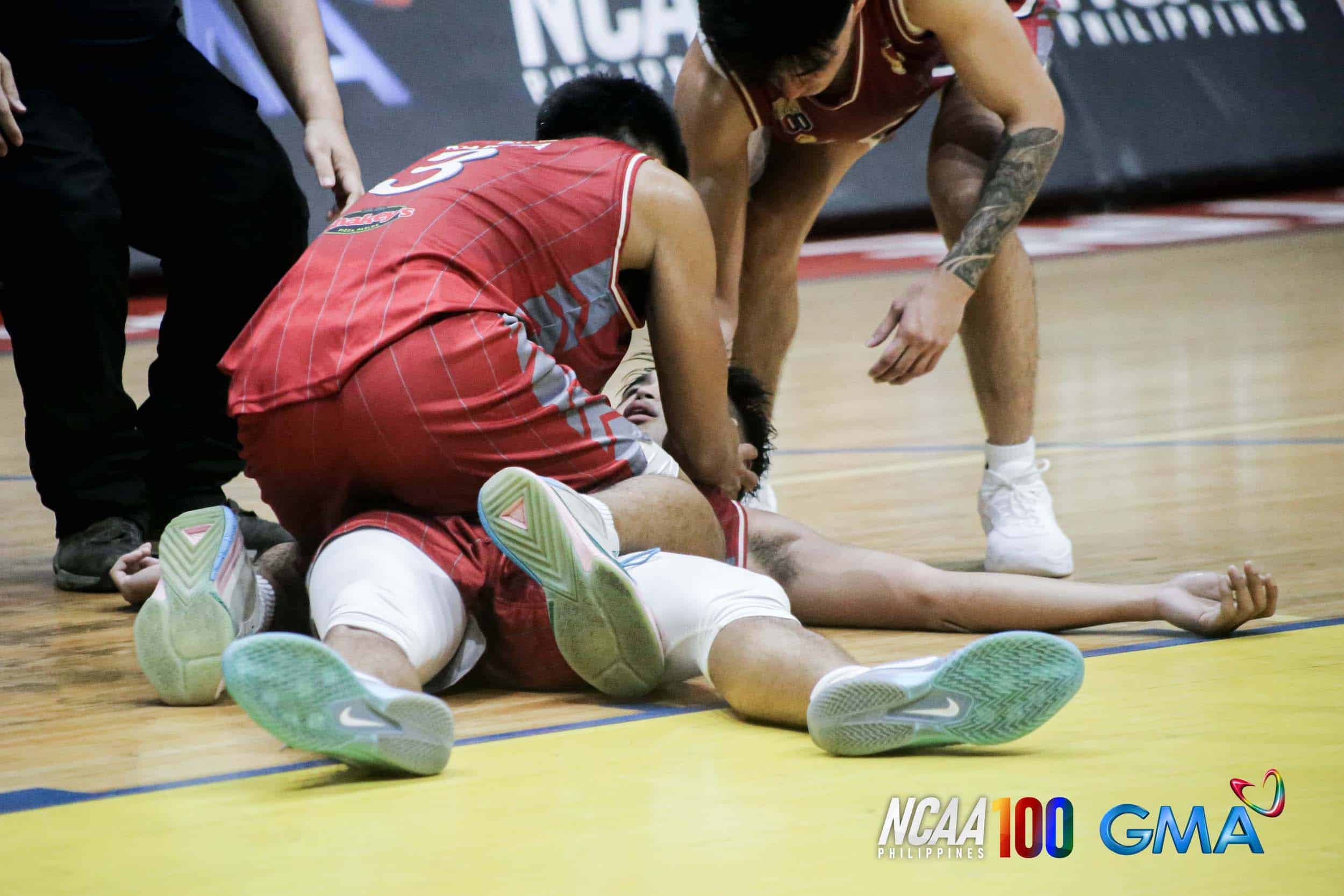 NCAA: Lyceum’s JM Bravo now conscious after head collision