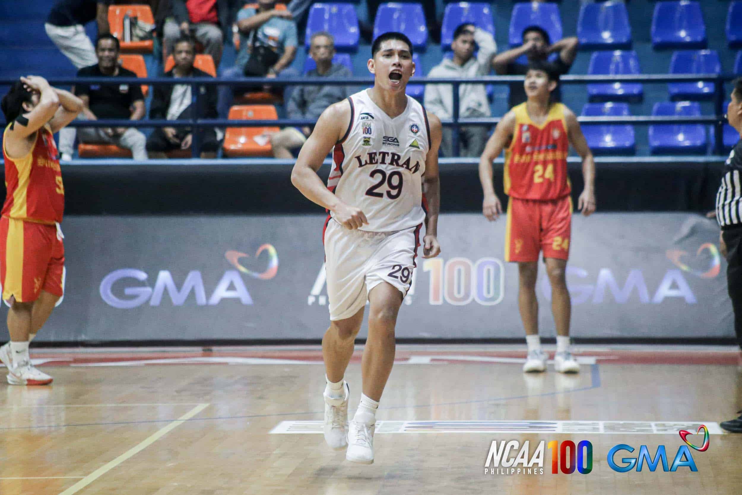 NCAA: Cuajao masuk saat Letran mendapatkan tempat keempat secara solo dengan kemenangan 2OT