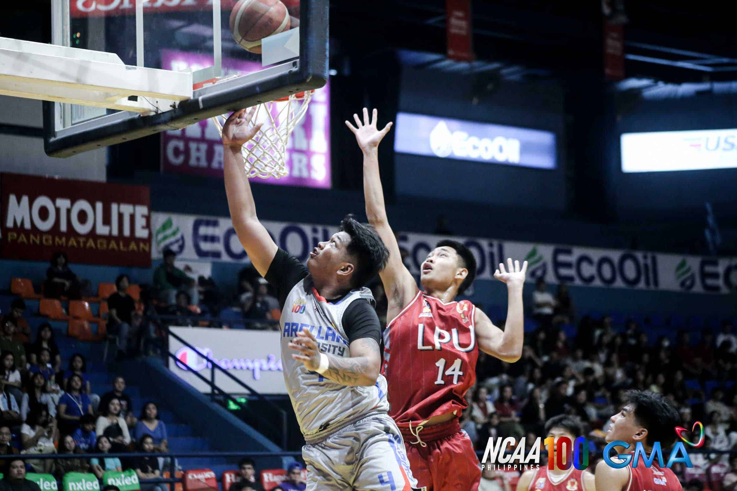 Lorenz Capulong Arellano Chiefs NCAA Temporada 100