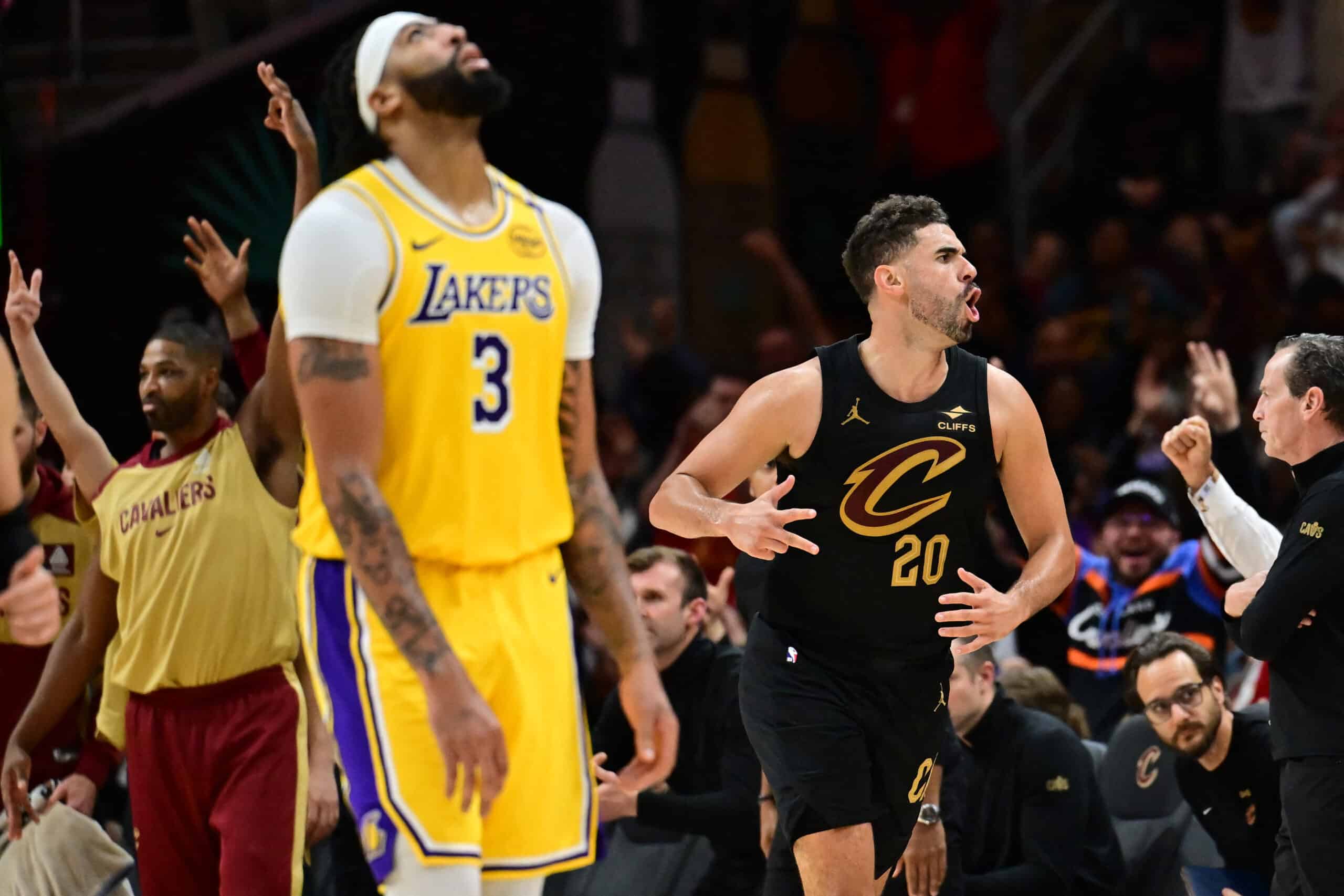  Cleveland Cavaliers forward Georges Niang  Lakers NBA 