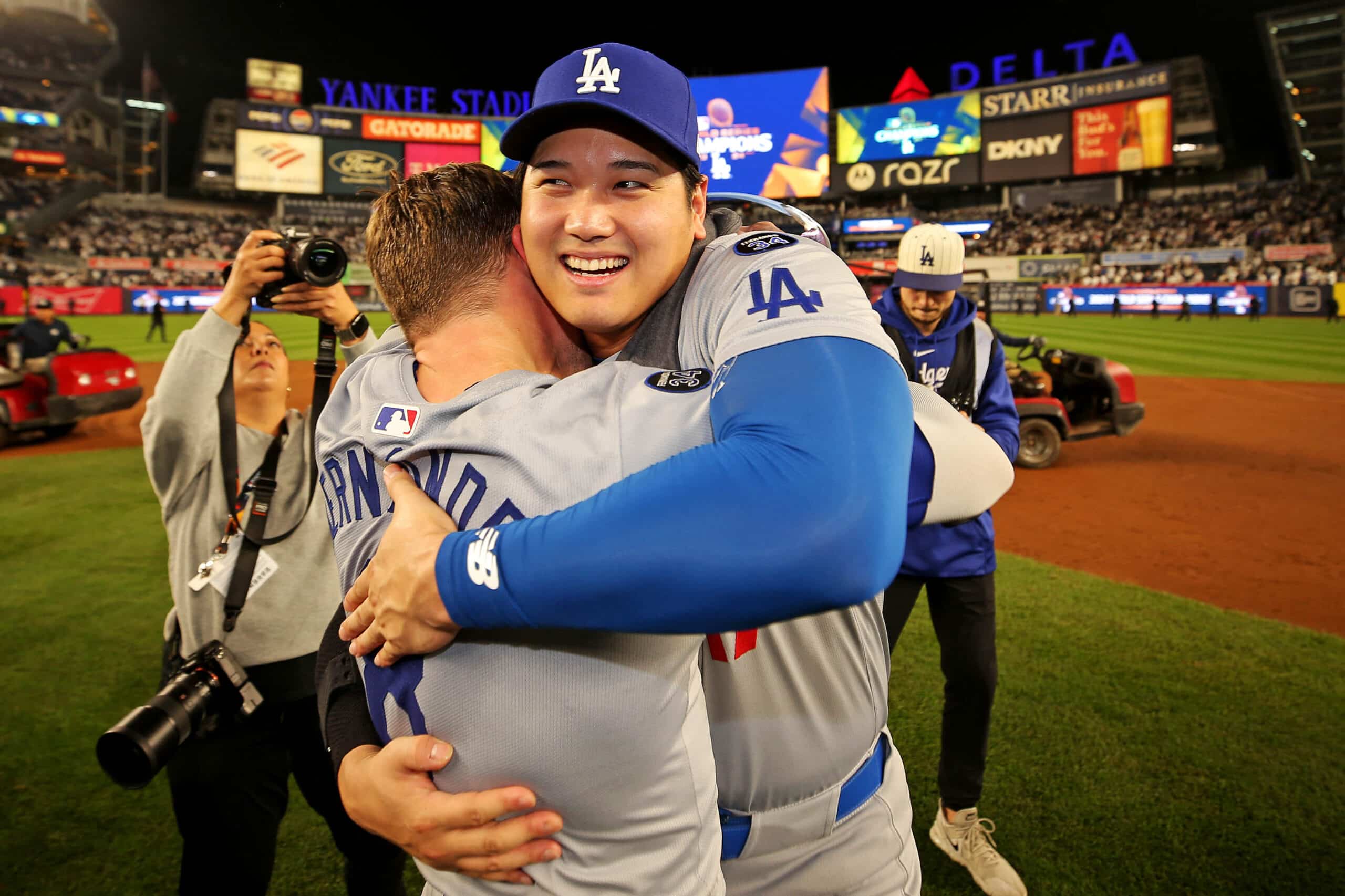  Los Angeles Dodgers two-way player Shohei Ohtani World Series championship