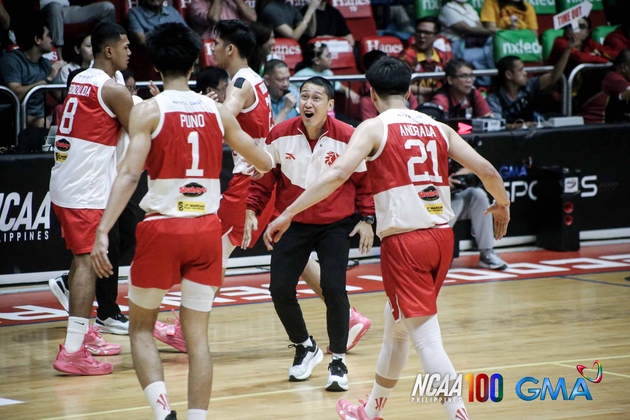 San Beda coach Yuri Escueta NCAA Season 100