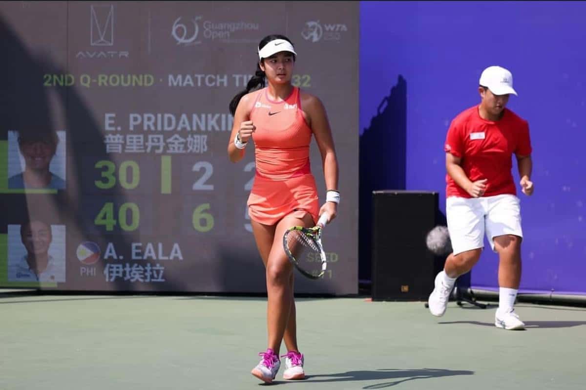 Alex Eala WTA 250 Guangzhou