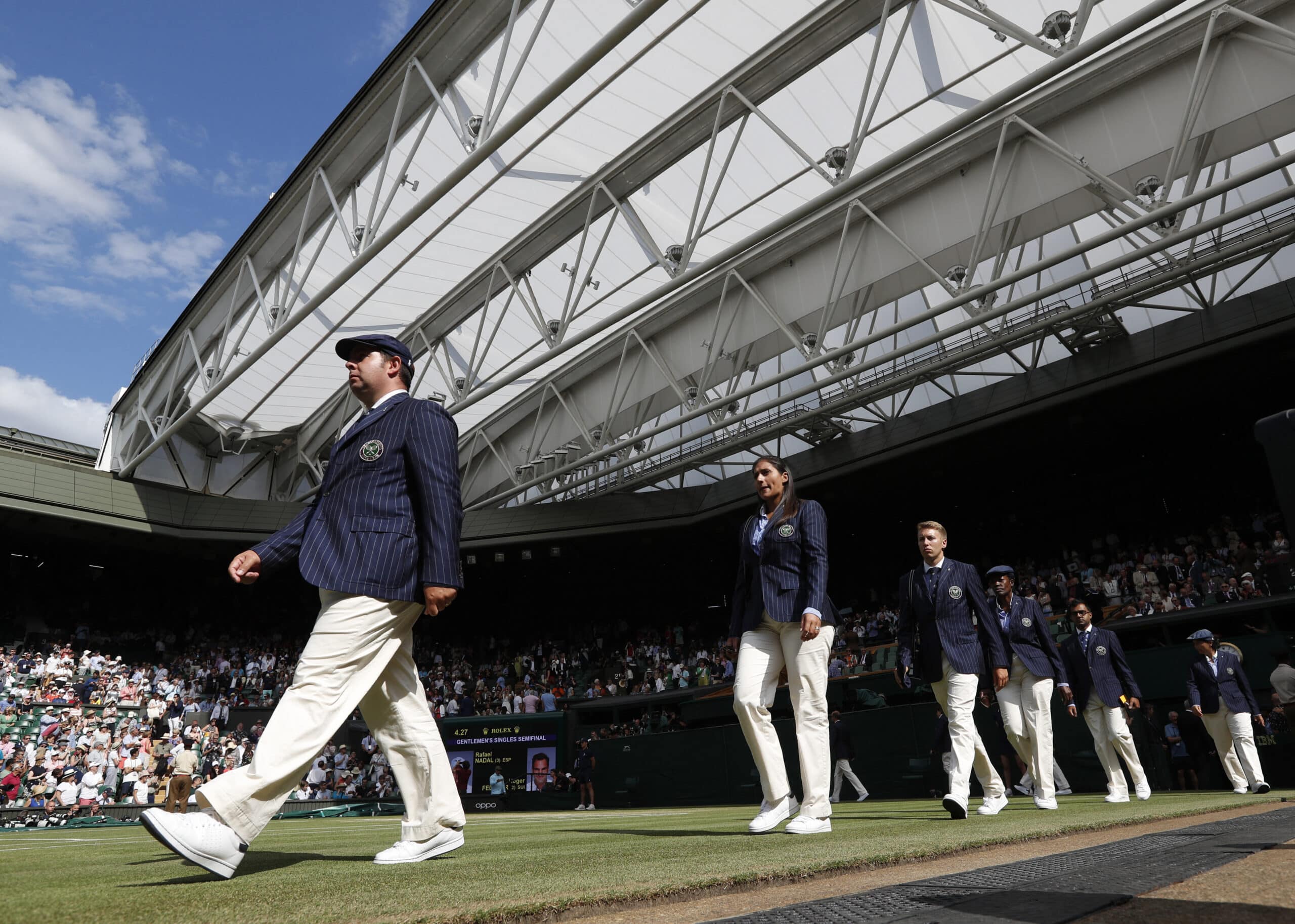 Juez de línea de tenis de Wimbledon