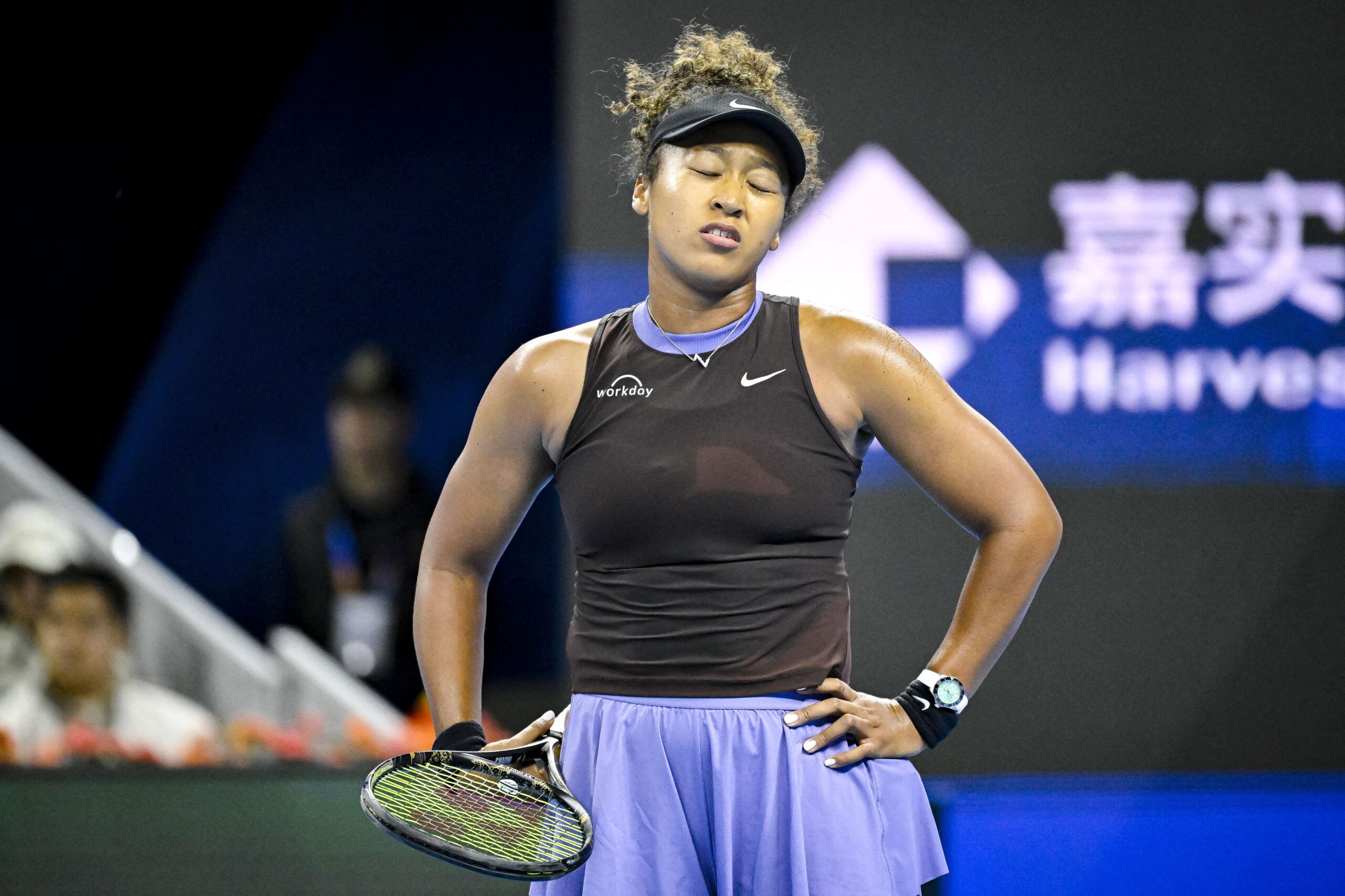 Naomi Osaka se retiró del Abierto de Japón por una lesión en la espalda