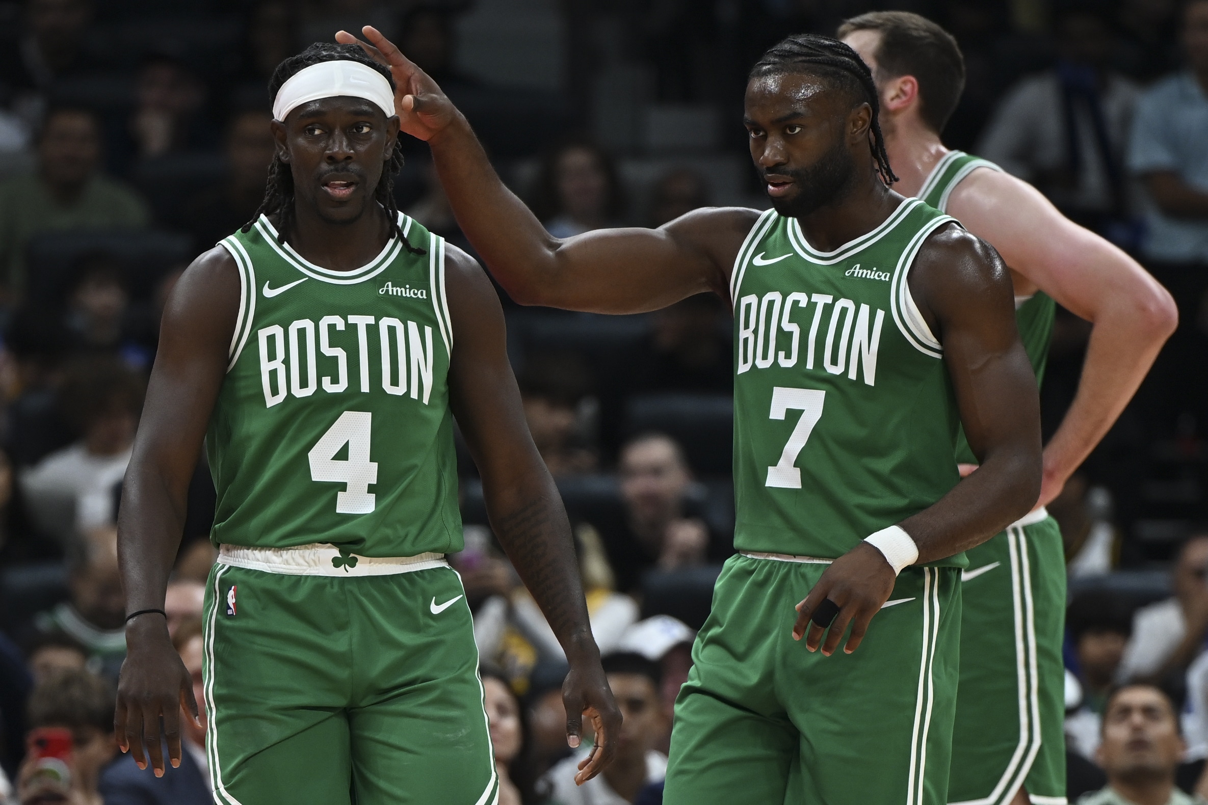 Boston Celtics NBA Jaylen Brown Jrue Holiday