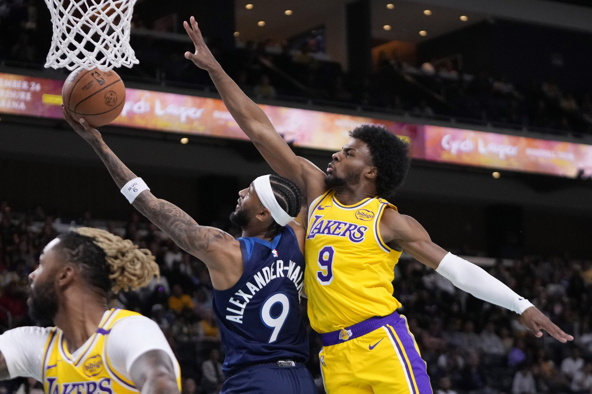 NBA Bronny James begins Lakers career with preseason debut