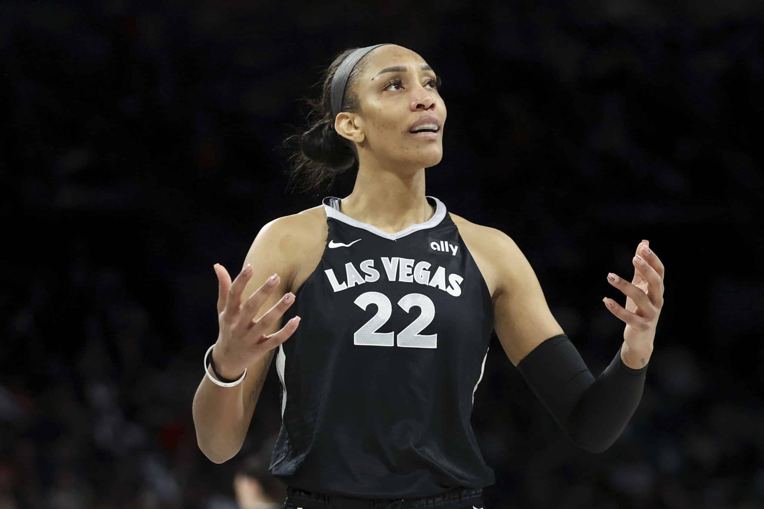 Las Vegas Aces WNBA A'ja Wilson