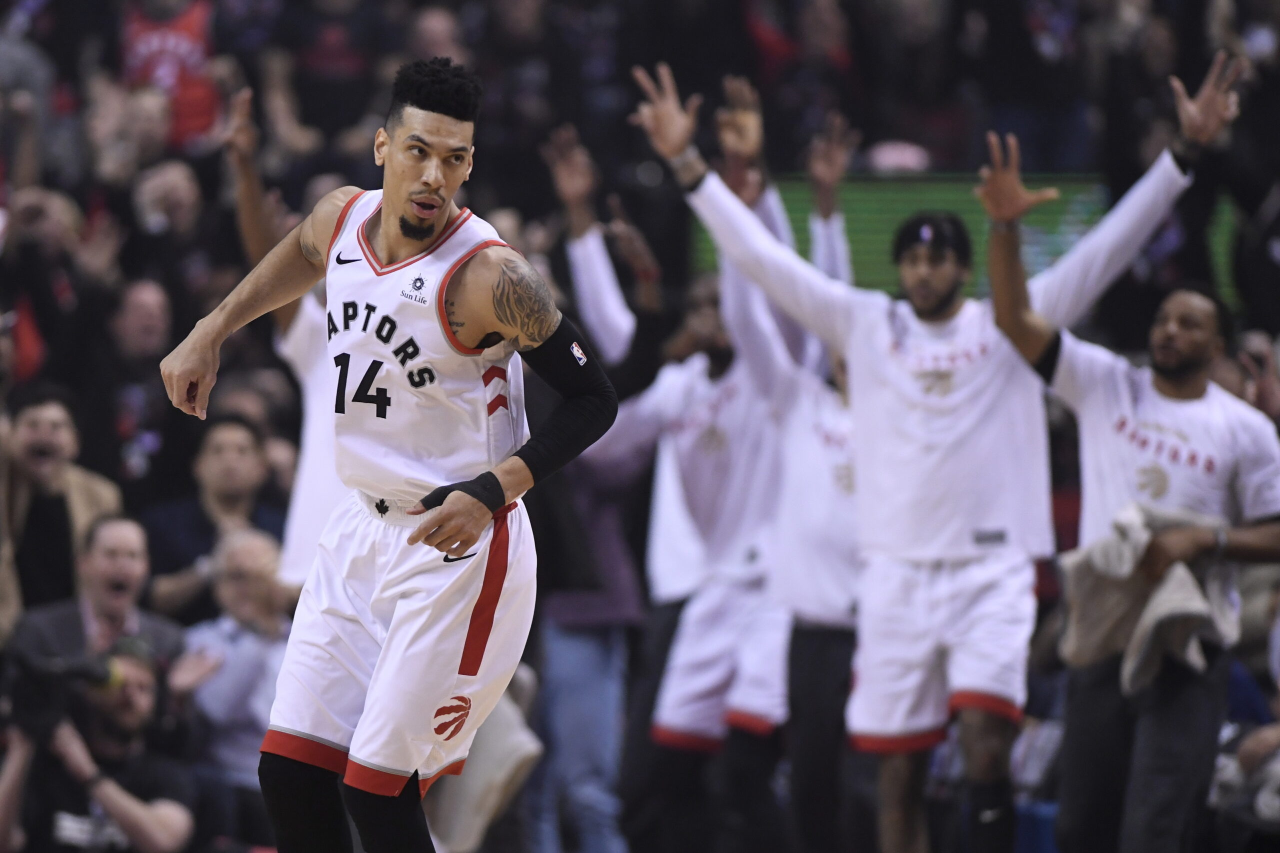 Toronto Raptors guard Danny Green NBA