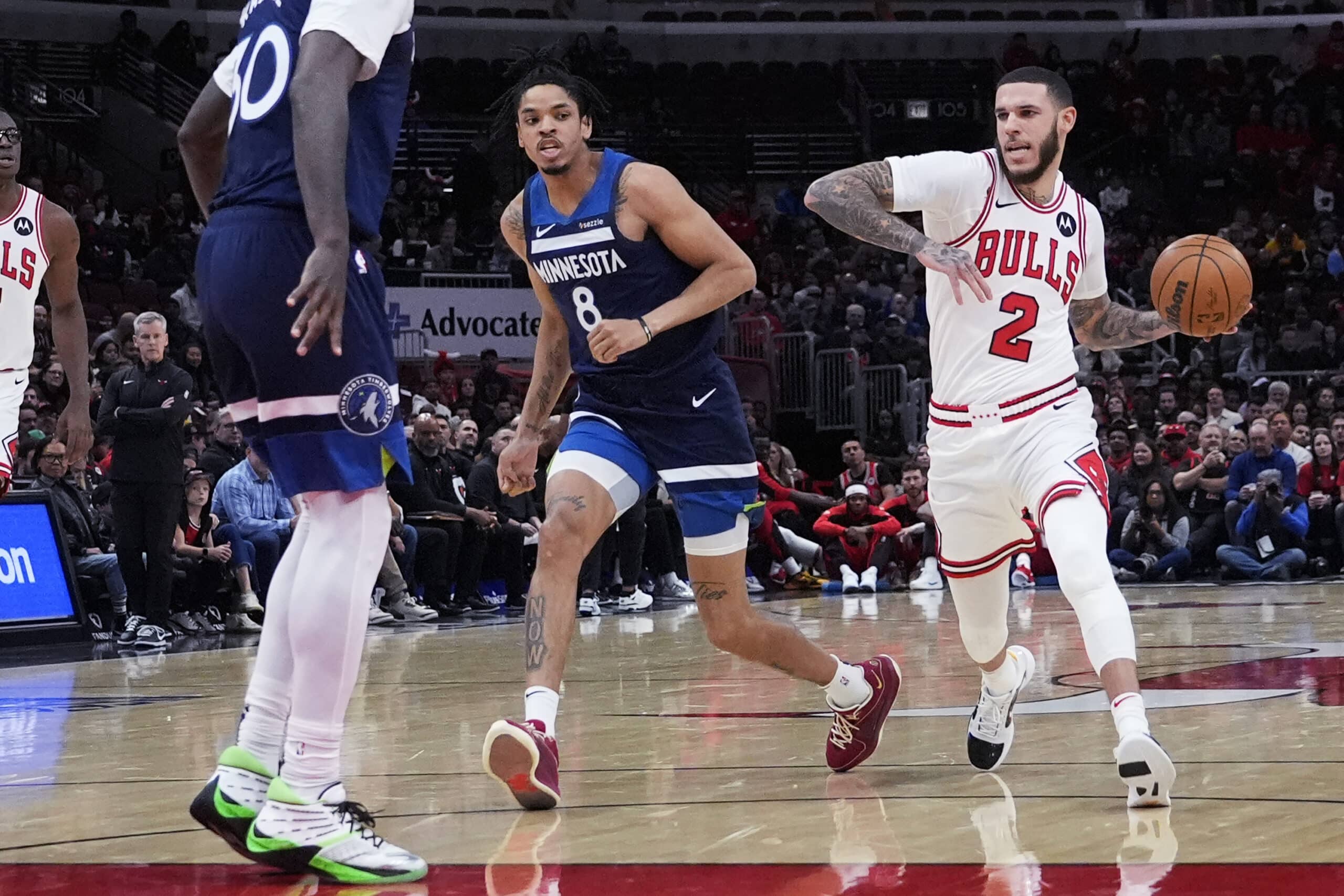 Guardia de los Chicago Bulls Lonzo Ball NBA