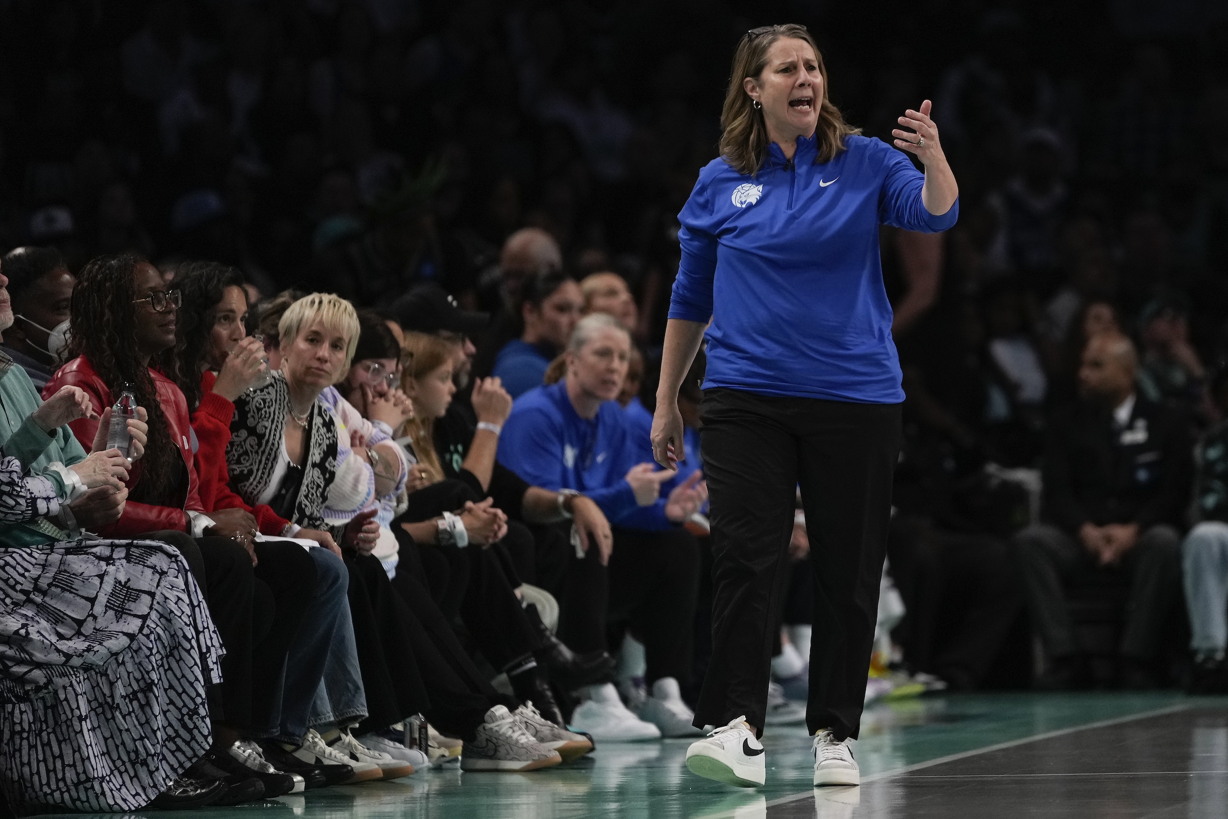 Minnesota Lynx-hoofdcoach Cheryl Reeve WNBA Finals Game 5