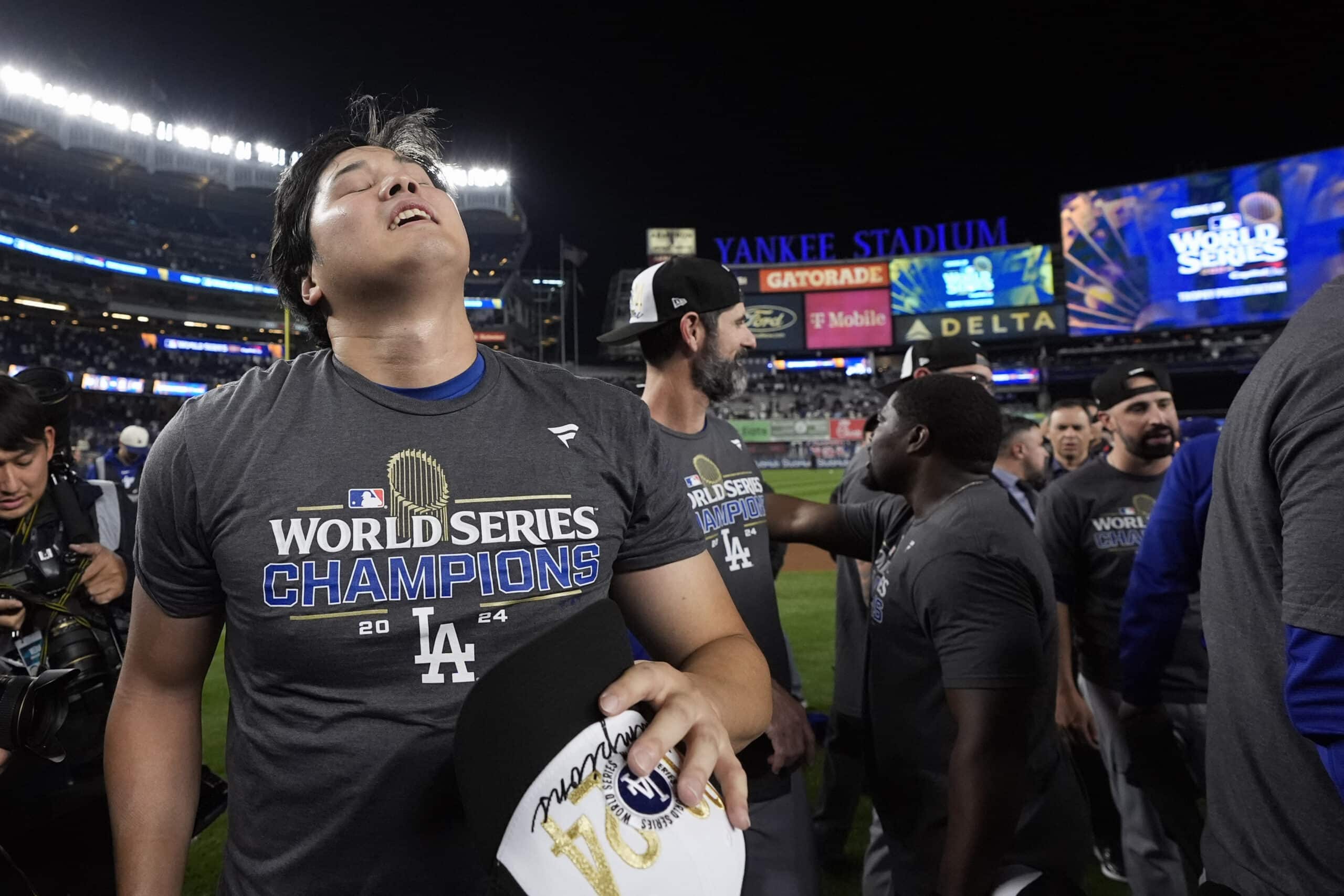 Los Angeles Dodgers MLB world series championship baseball shohei ohtani yankees