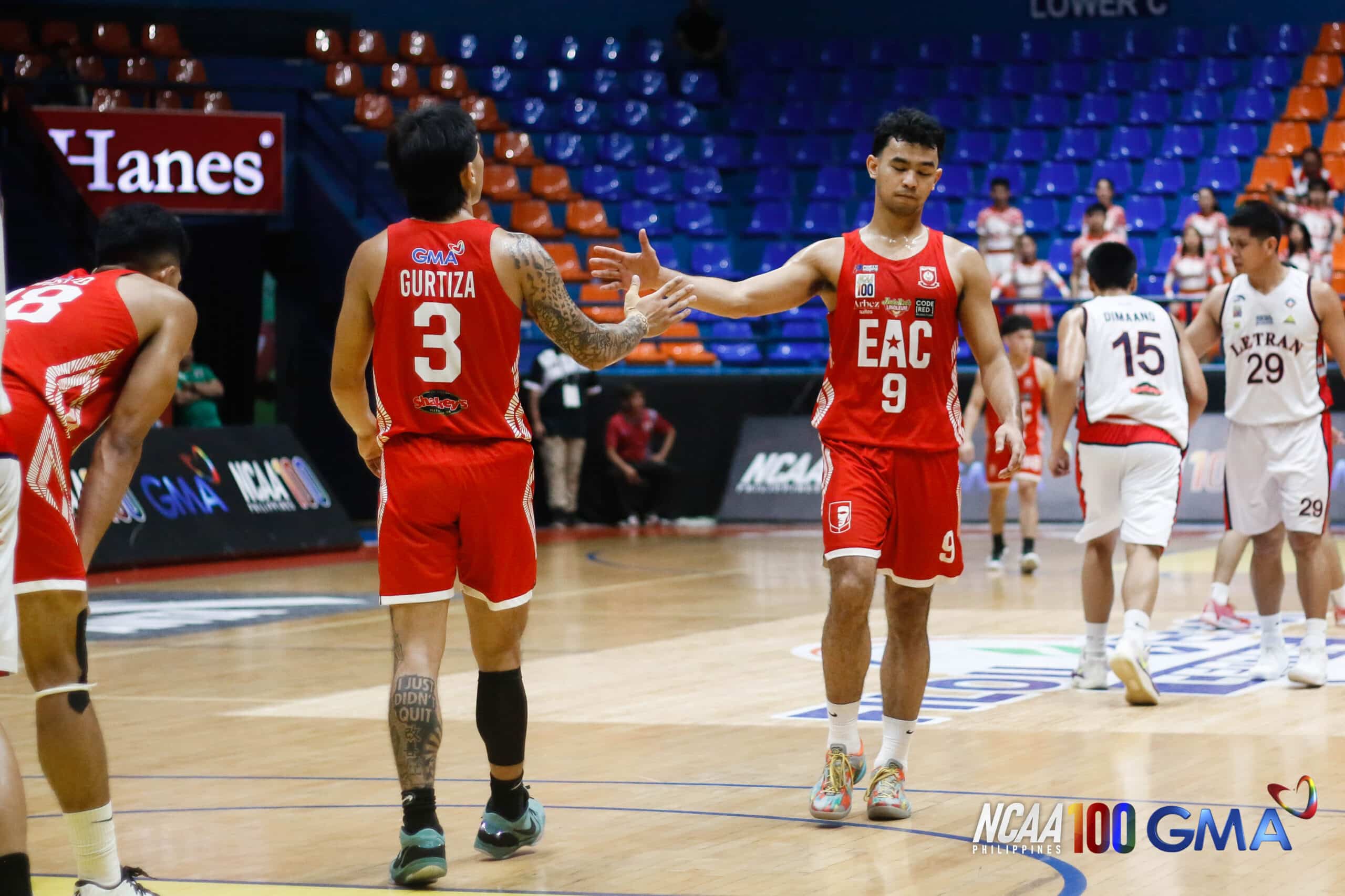 NCAA: EAC meningkatkan tawaran Final Four dengan kemenangan atas Letran