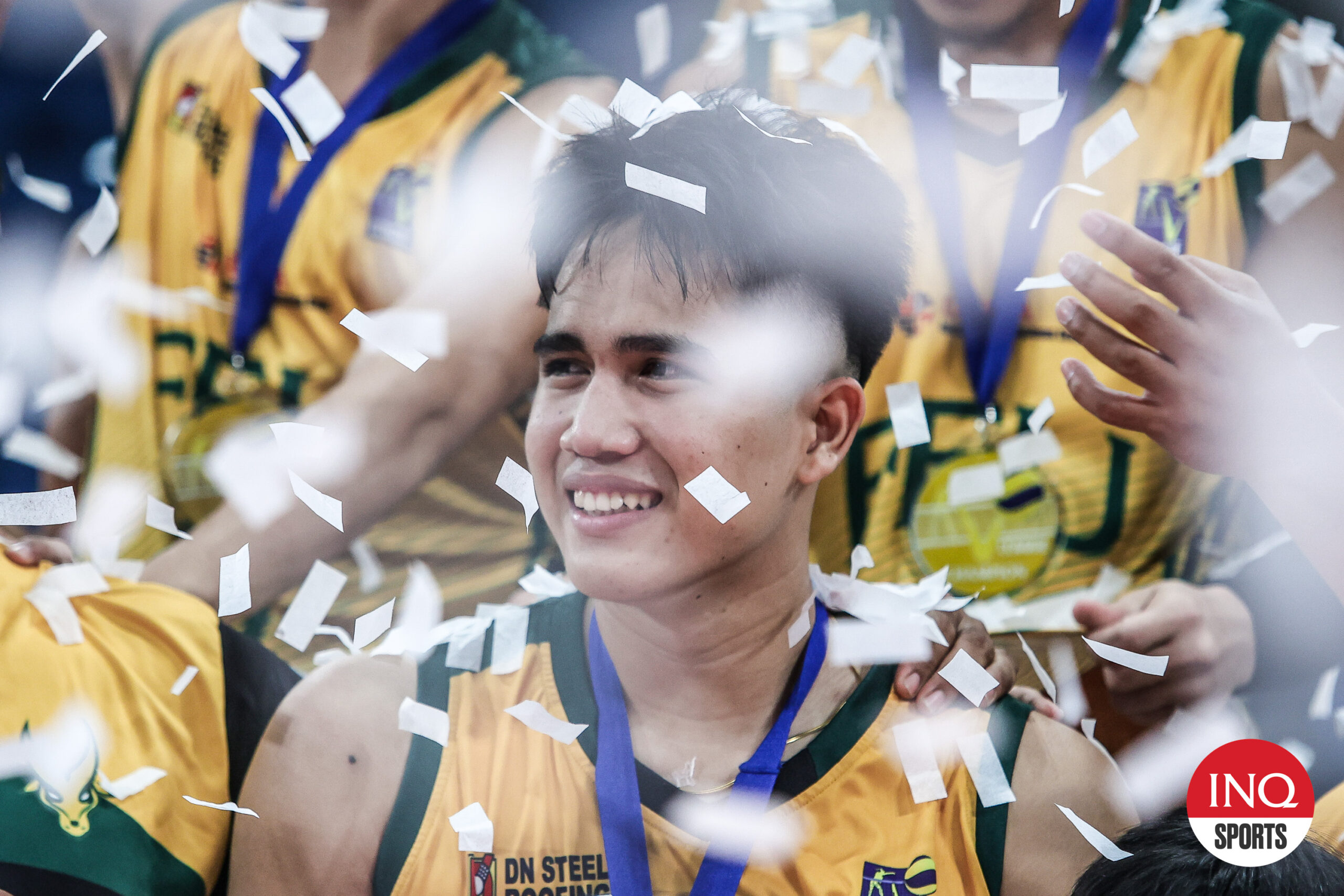 V-League Men’s Collegiate Challenge Finals MVP Dryx Saavedra of FEU Tamaraws.