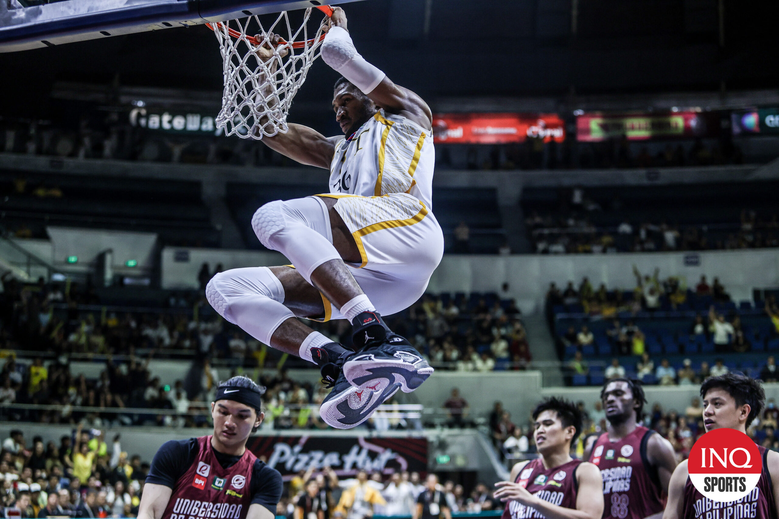 UST Growling Tigers' Mo Tounkara in the UAAP Season 87 men's basketball tournament.