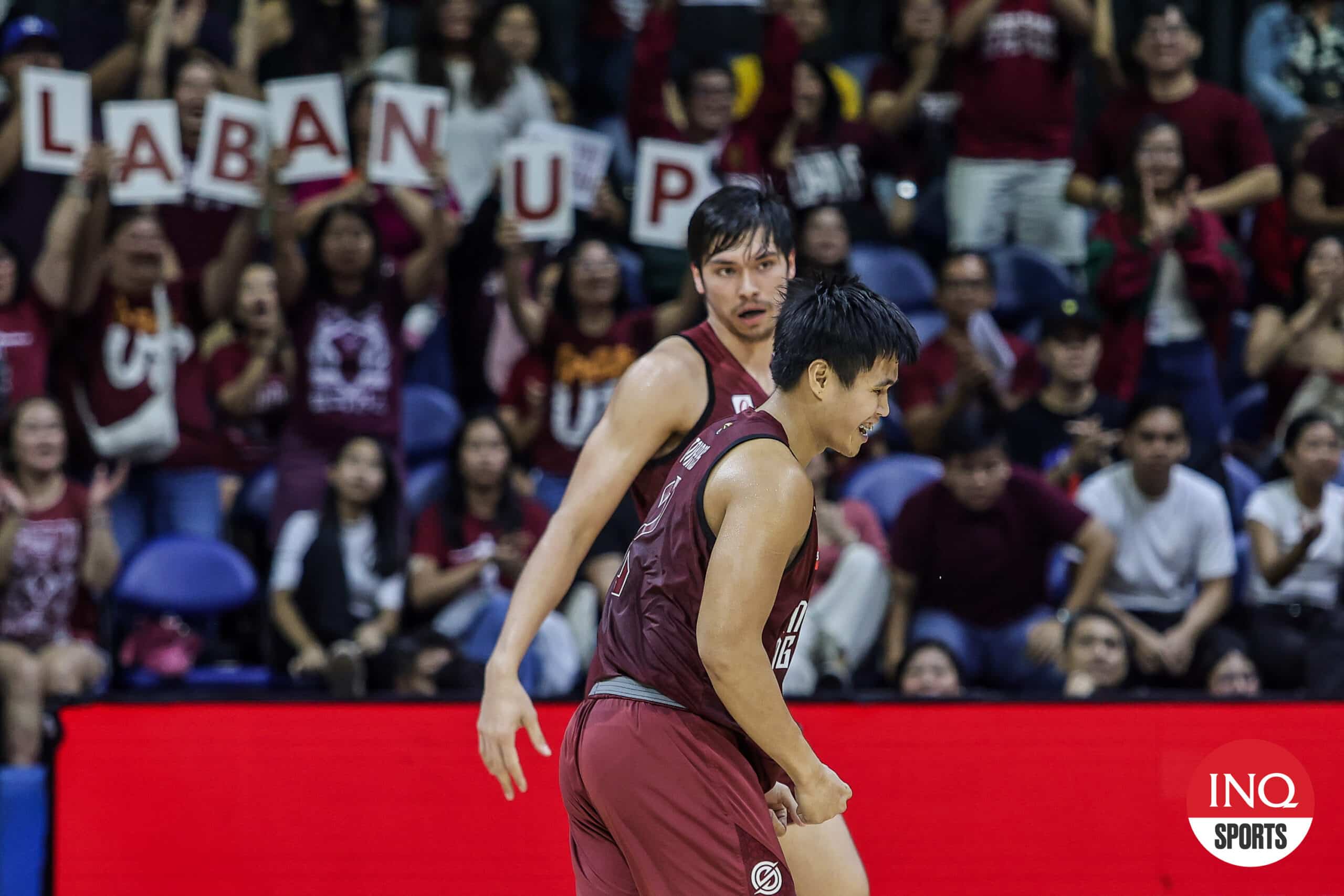 UP Fighting Maroons' Reyland Torres during a UAAP Season 87 men's basketball tournament.