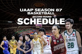 SCHEDULE: UAAP Season 87 basketball