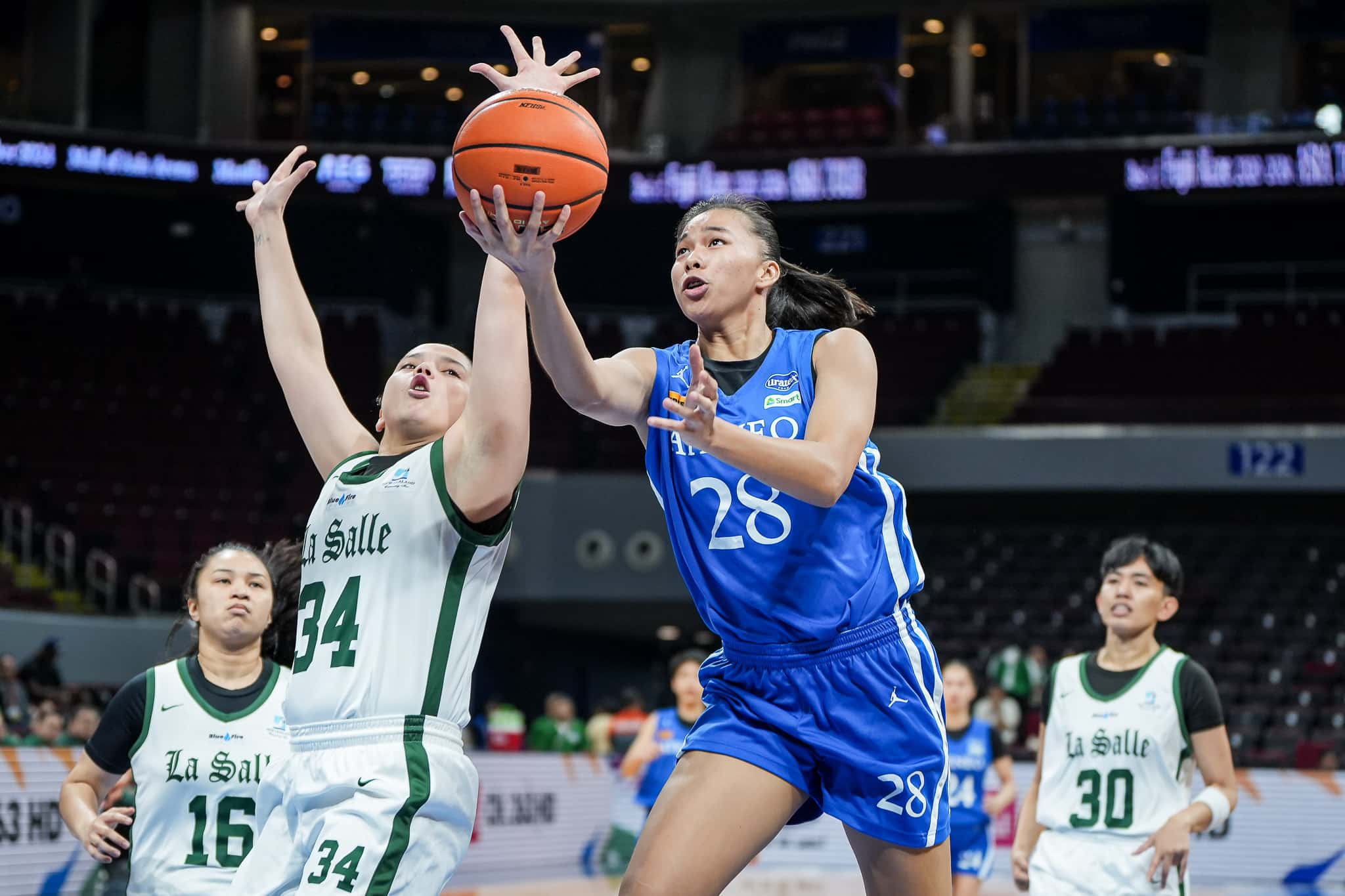 Casey Dela Rosa Ateneo Blue Eagles UAAP Musim 87 Bola Basket Wanita