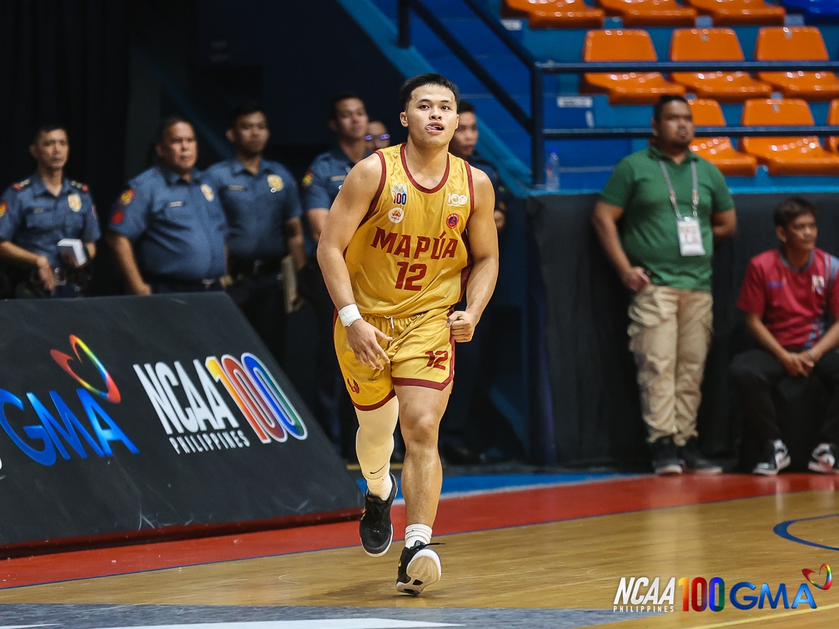 Mapua Cardinals rookie Chris Hubilla during a NCAA Season 100 men’s basketball game against Letran Knights