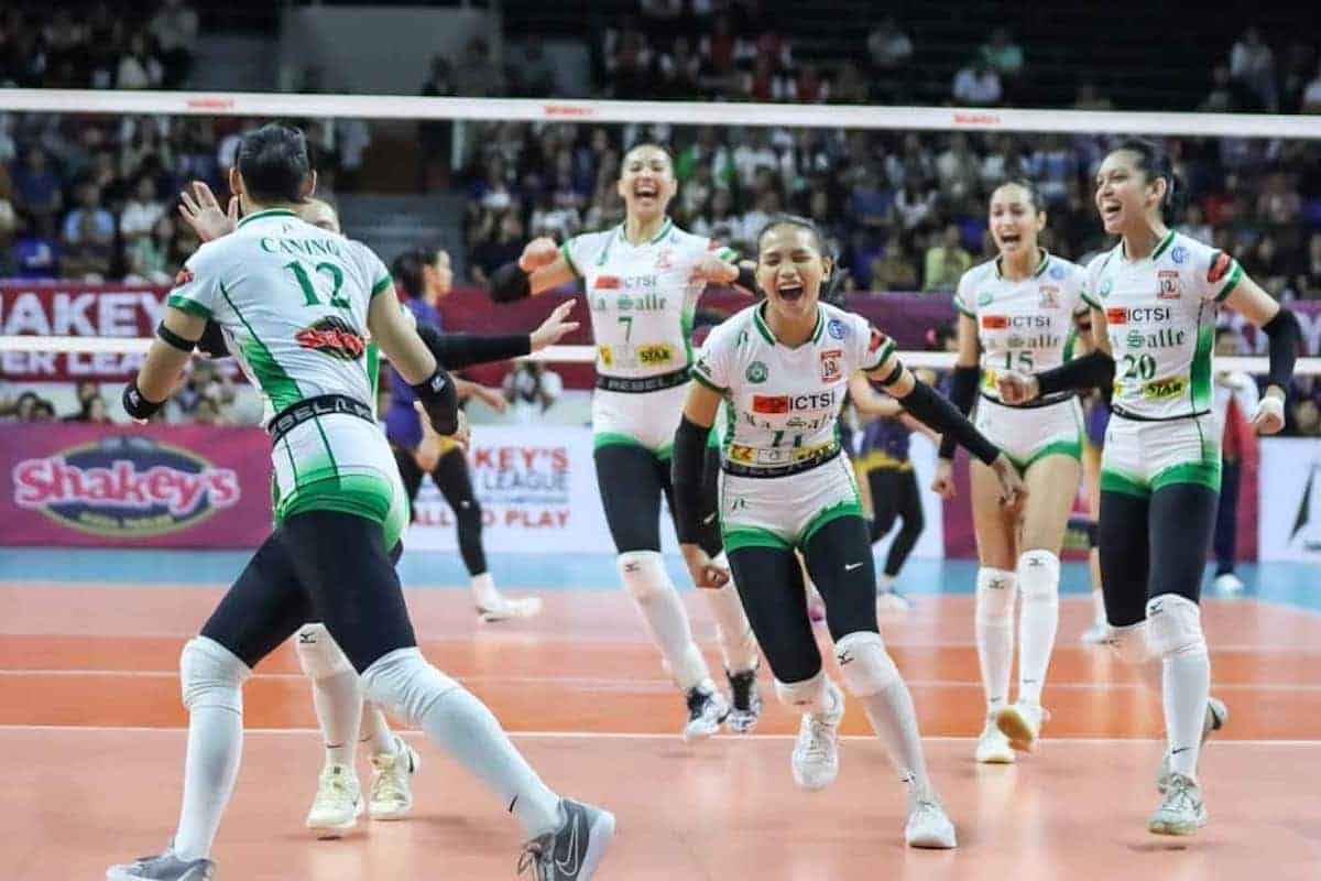 La Salle Lady Spikers beat NU Lady Bulldogs Shakey's Super League