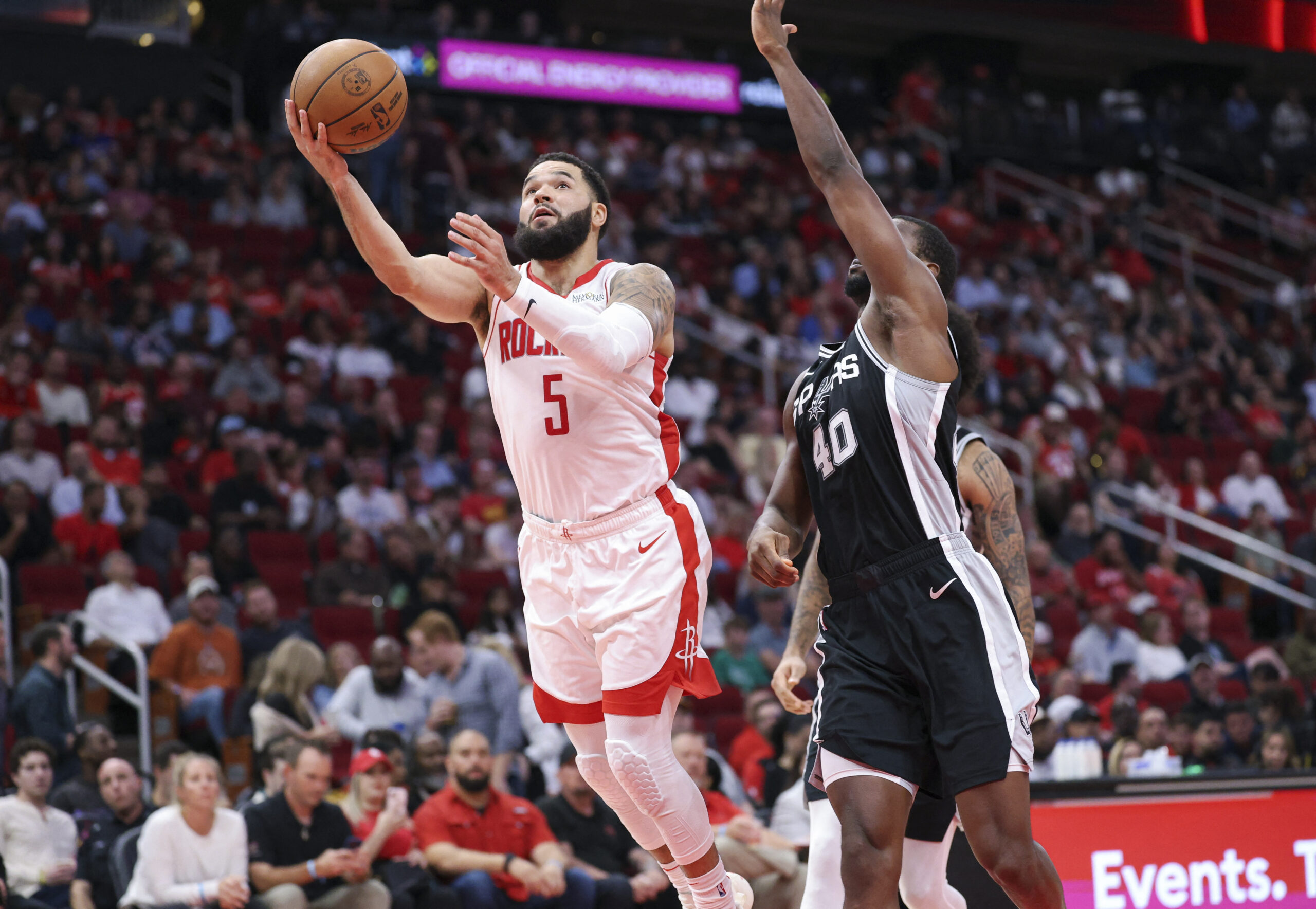 Houston Rockets guard Fred VanVleet NBA San Antonio Spurs