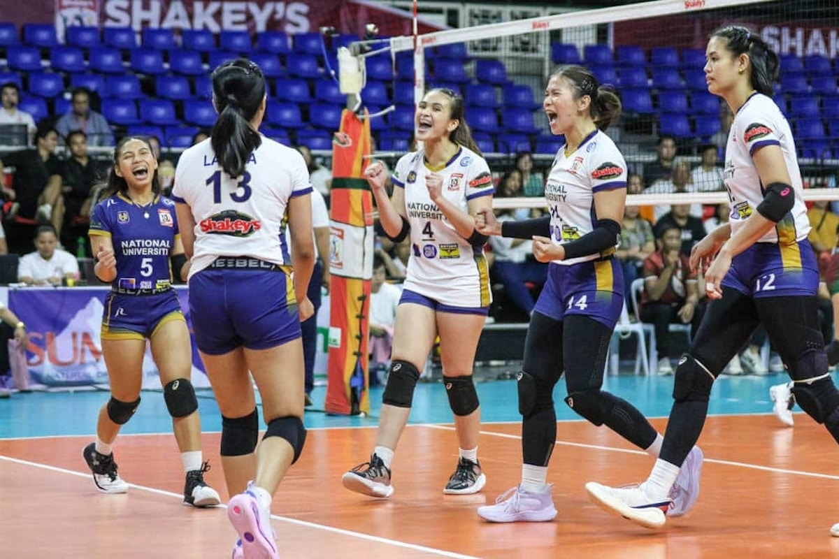 NU Lady Bulldogs in action during the 2024 Shakey’s Super League Collegiate Pre-season Championship.