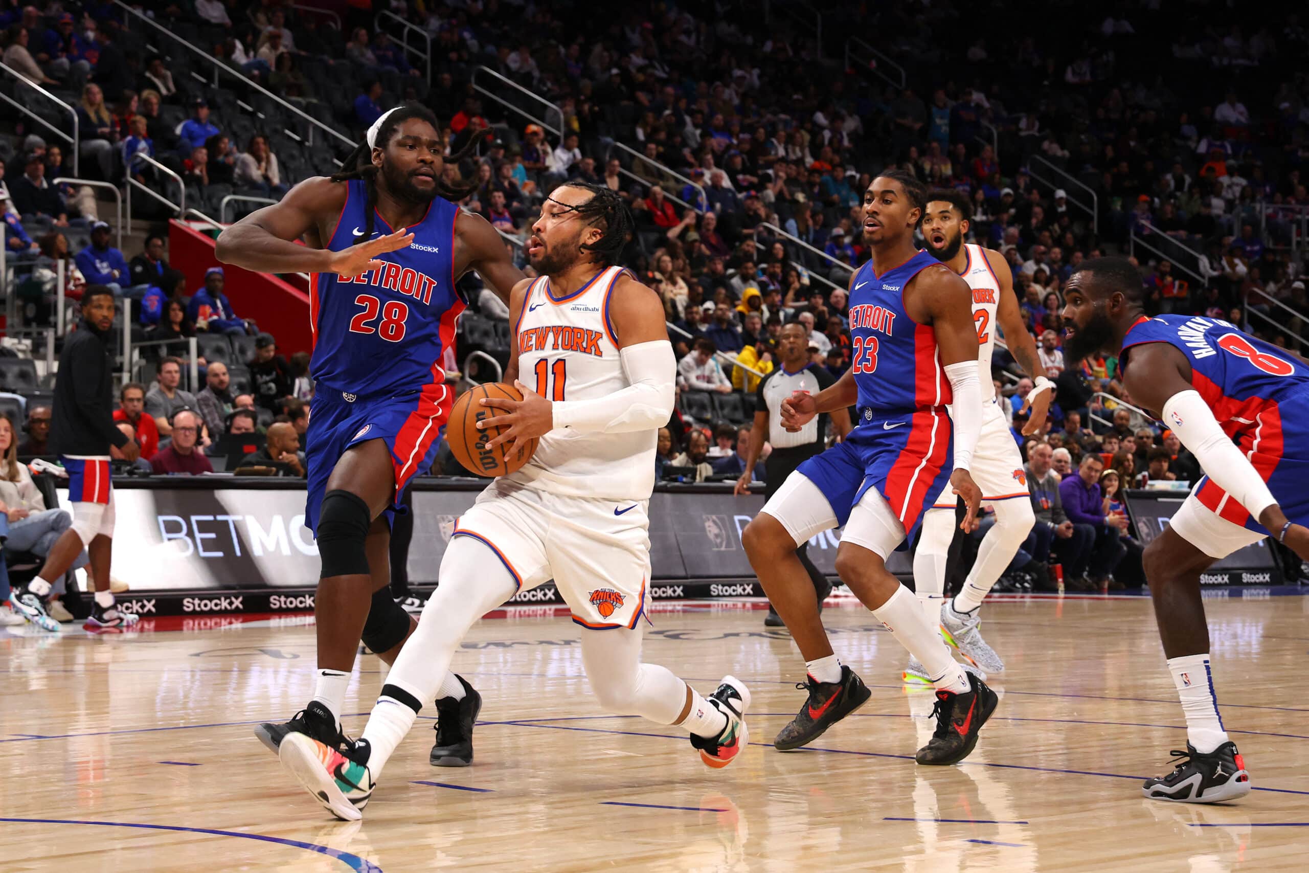 NBA: Jalen Brunson dan Karl-Anthony Towns membantu Knicks menghancurkan Pistons