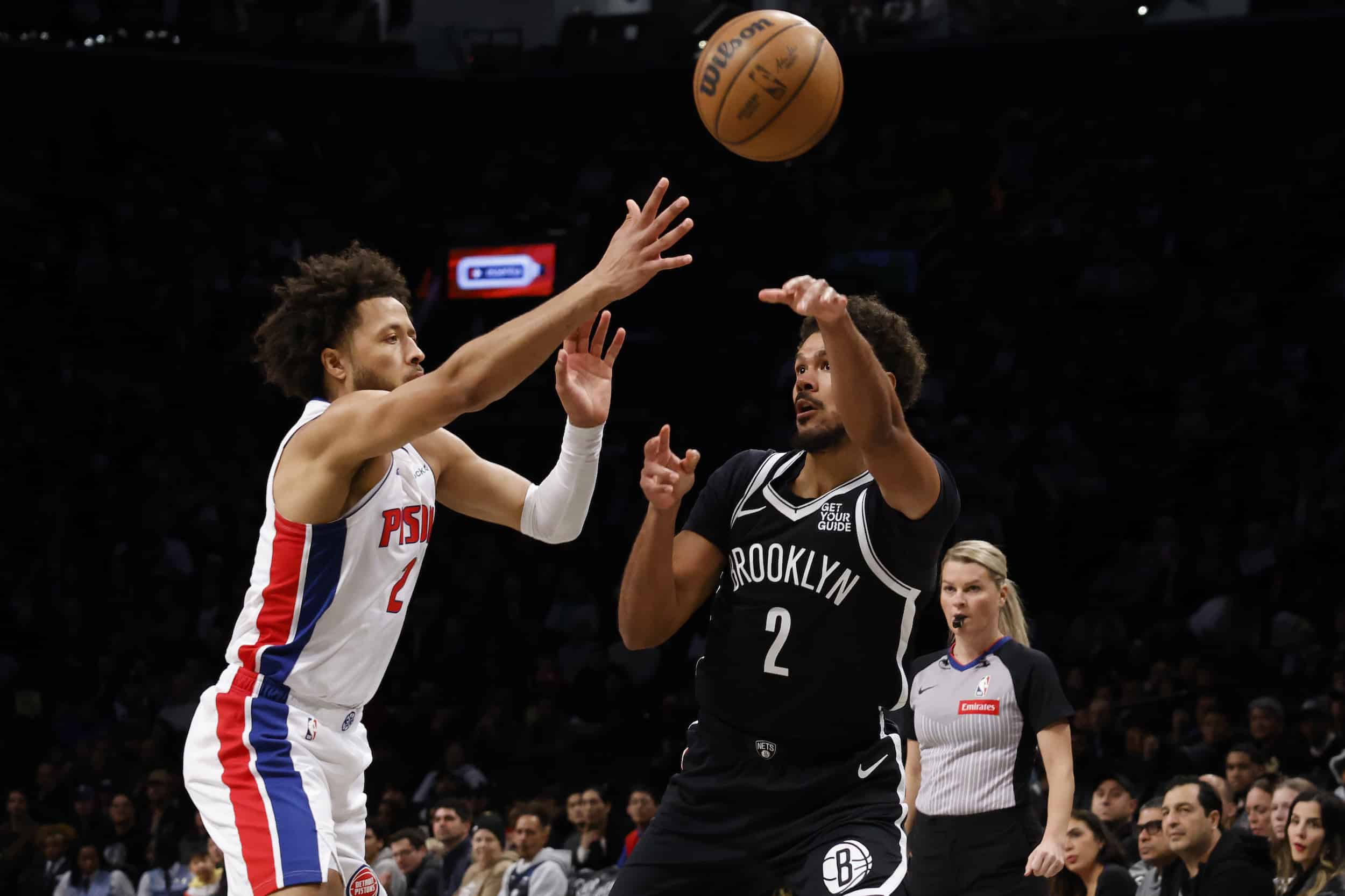 Six Pistons score in double figures in win over Nets