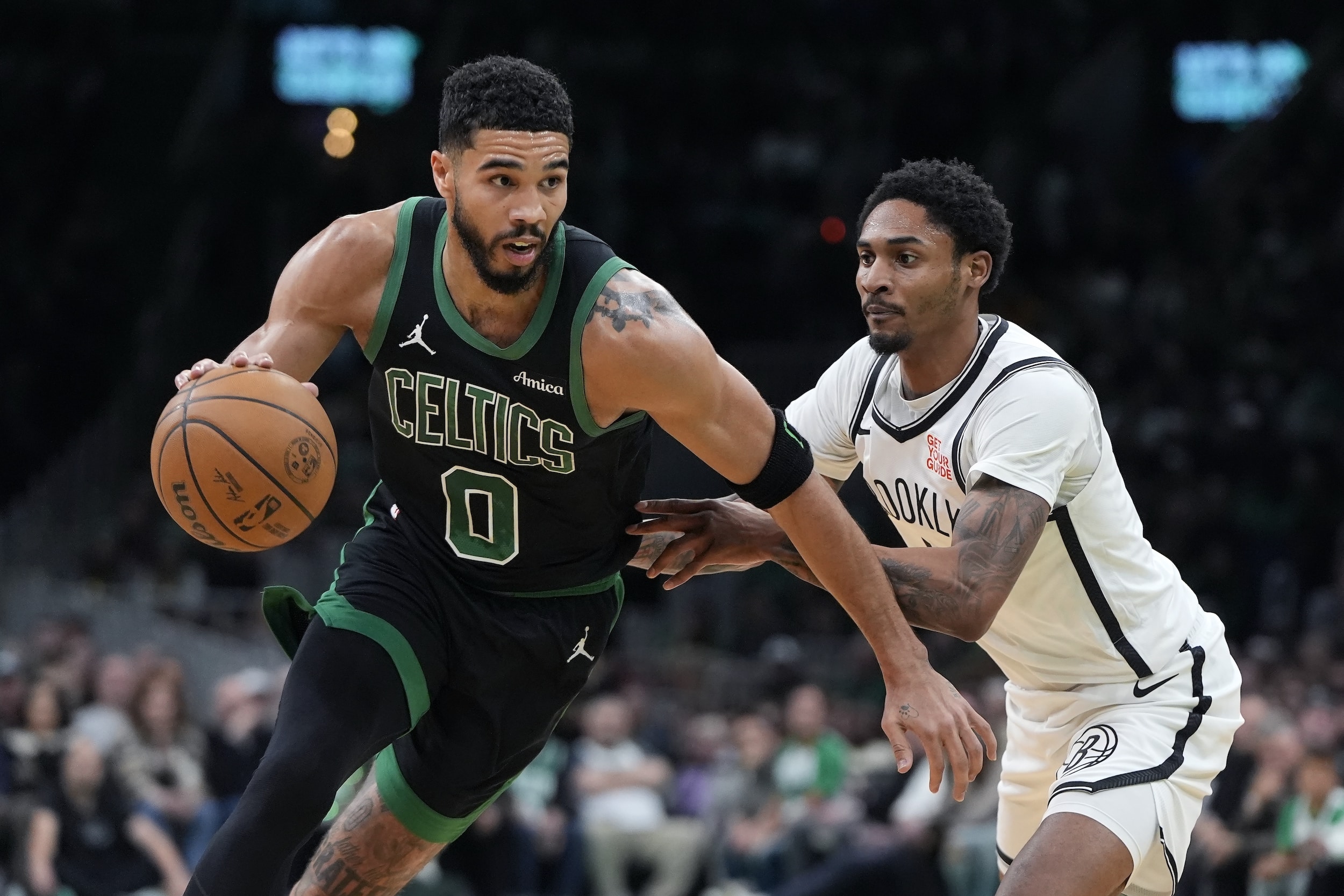 Jayson Tatum Celtics Nets NBA