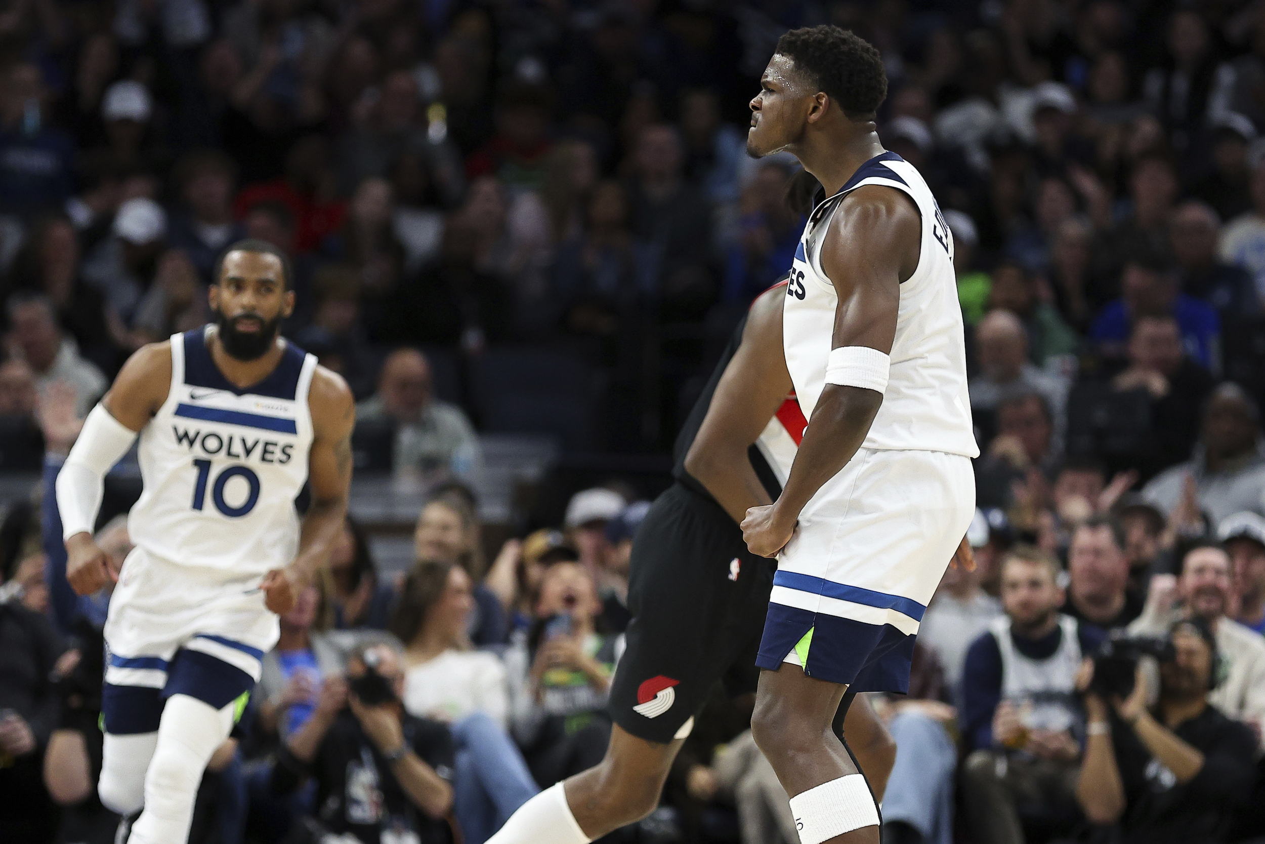 Anthony Edwards Timberwolves beat Trail Blazers NBA