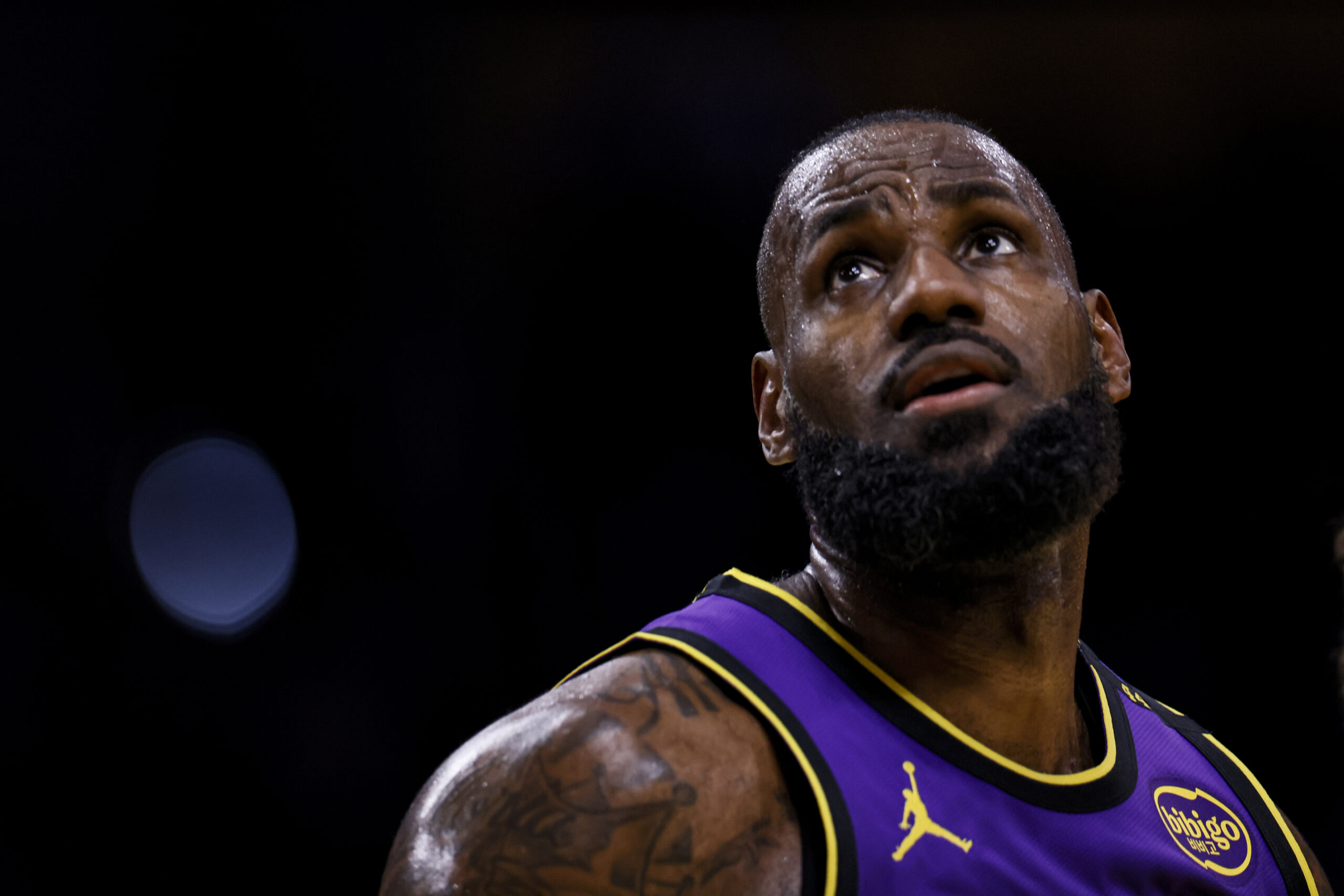 Los Angeles Lakers forward LeBron James  NBA social media