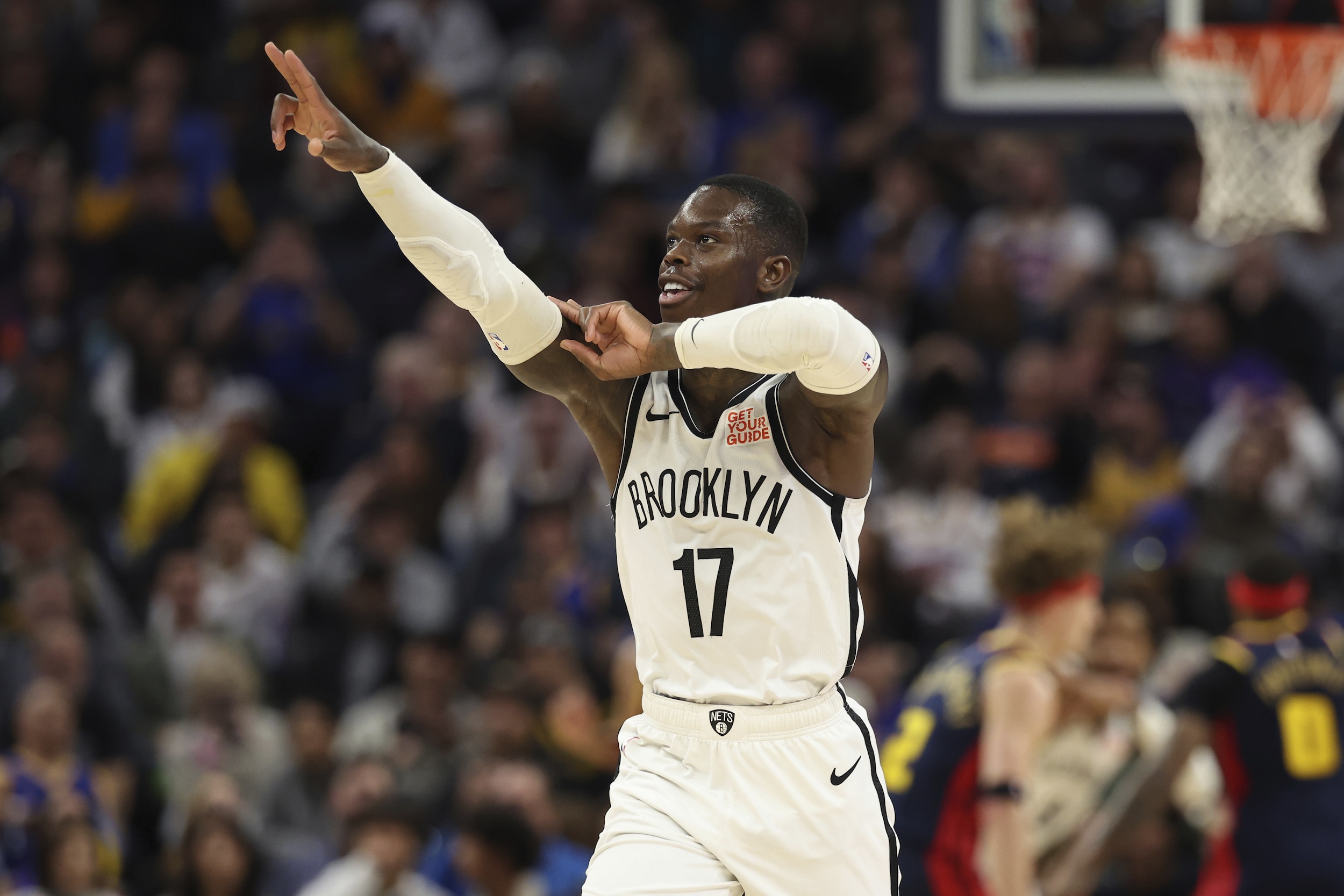 Dennis Schroder Nets beat Warriors NBA