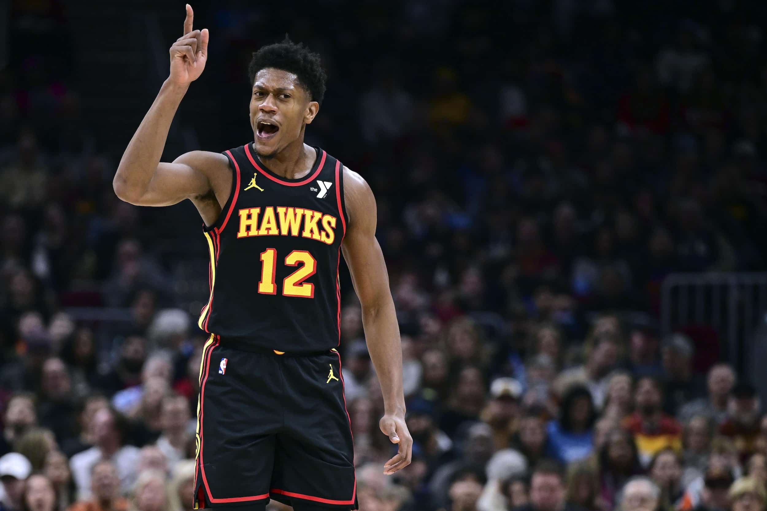 De'Andre Hunter Atlanta Hawks beat Cleveland Cavaliers NBA Cup