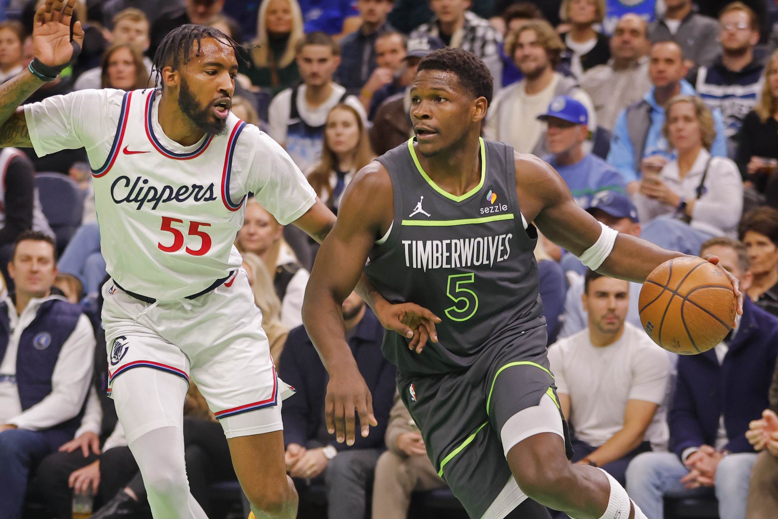 Anthony Edwards Timberwolves beat Clippers NBA Cup