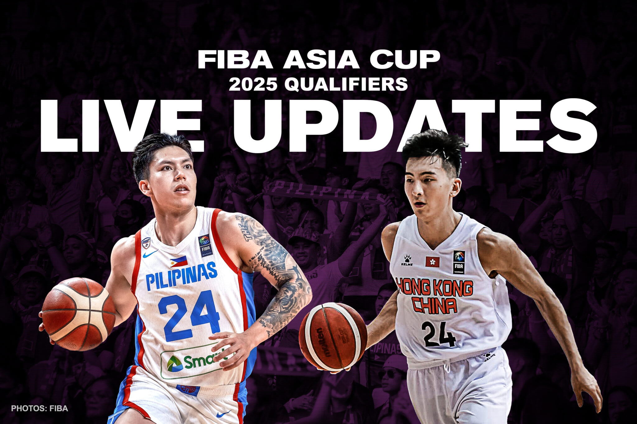 LIVE Gilas Pilipinas vs Hong Kong at Fiba Asia Cup Qualifiers