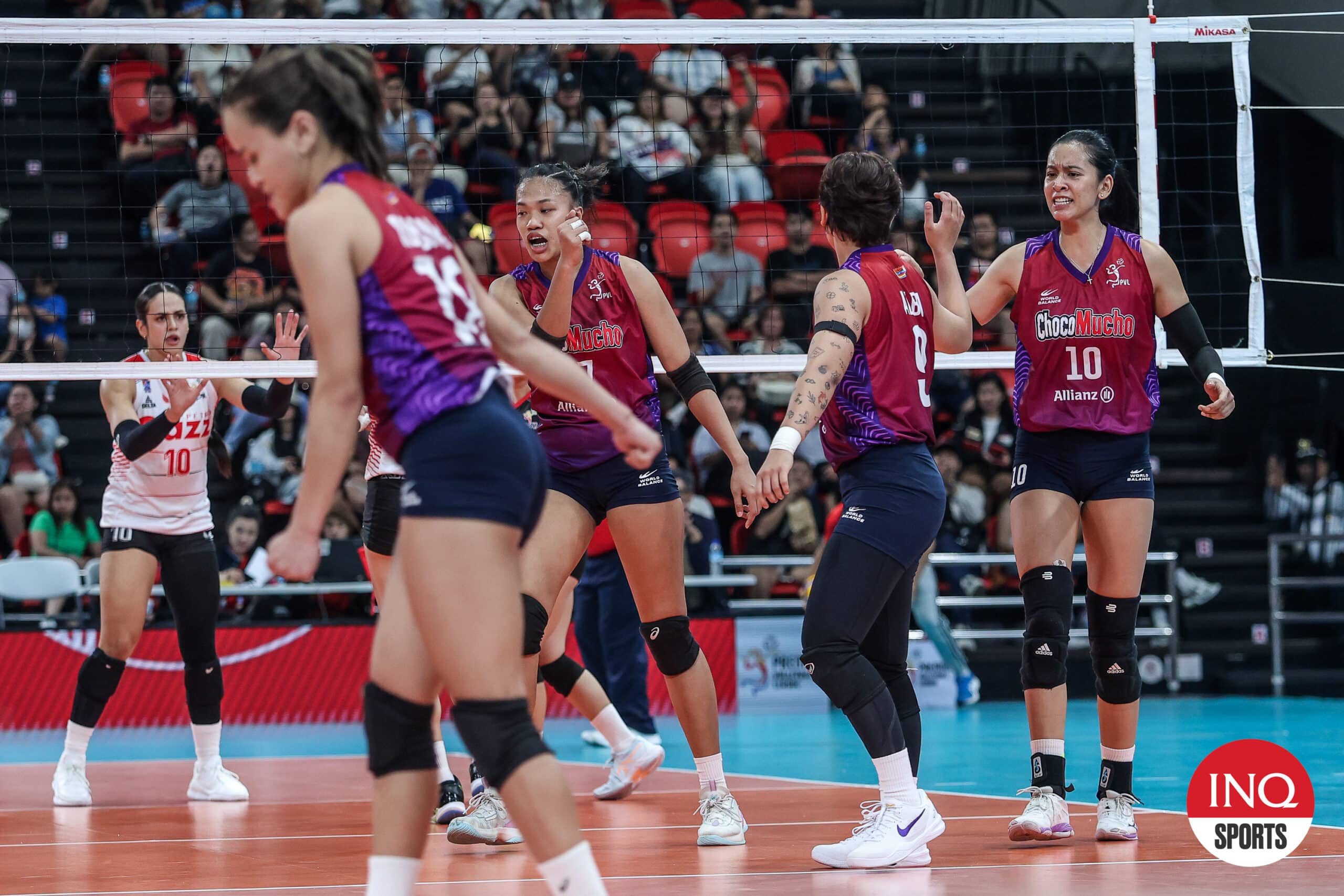 Choco Mucho Flying Titans during a PVL All-Filipino Conference game