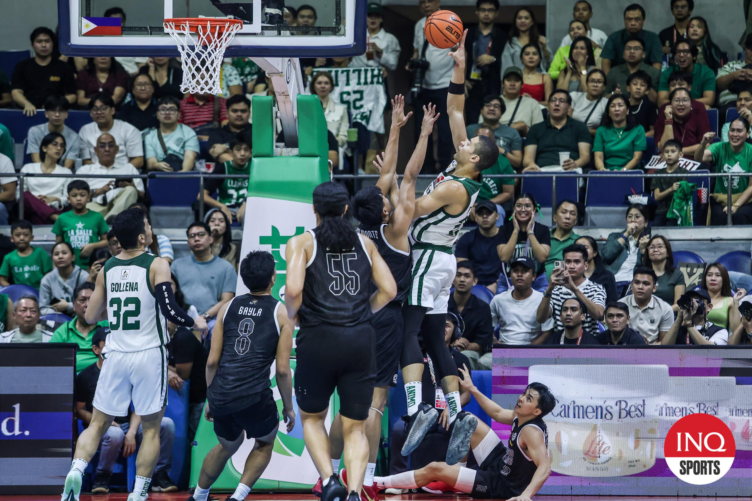   UP Fighting Maroons and La Salle Green Archers begin their UAAP Finals duel on Sunday