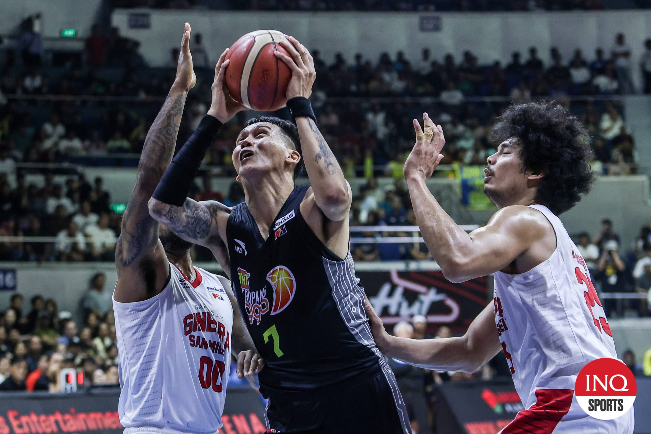 TNT big man Poy Erram during the PBA Governors' Cup Finals against Barangay Ginebra.