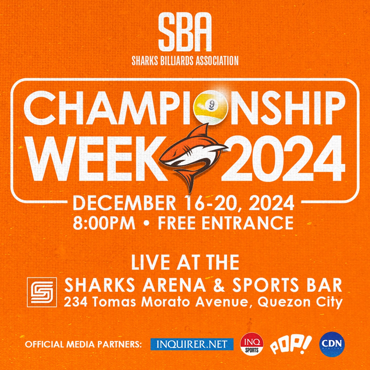 Sharks Billiards Association SBA