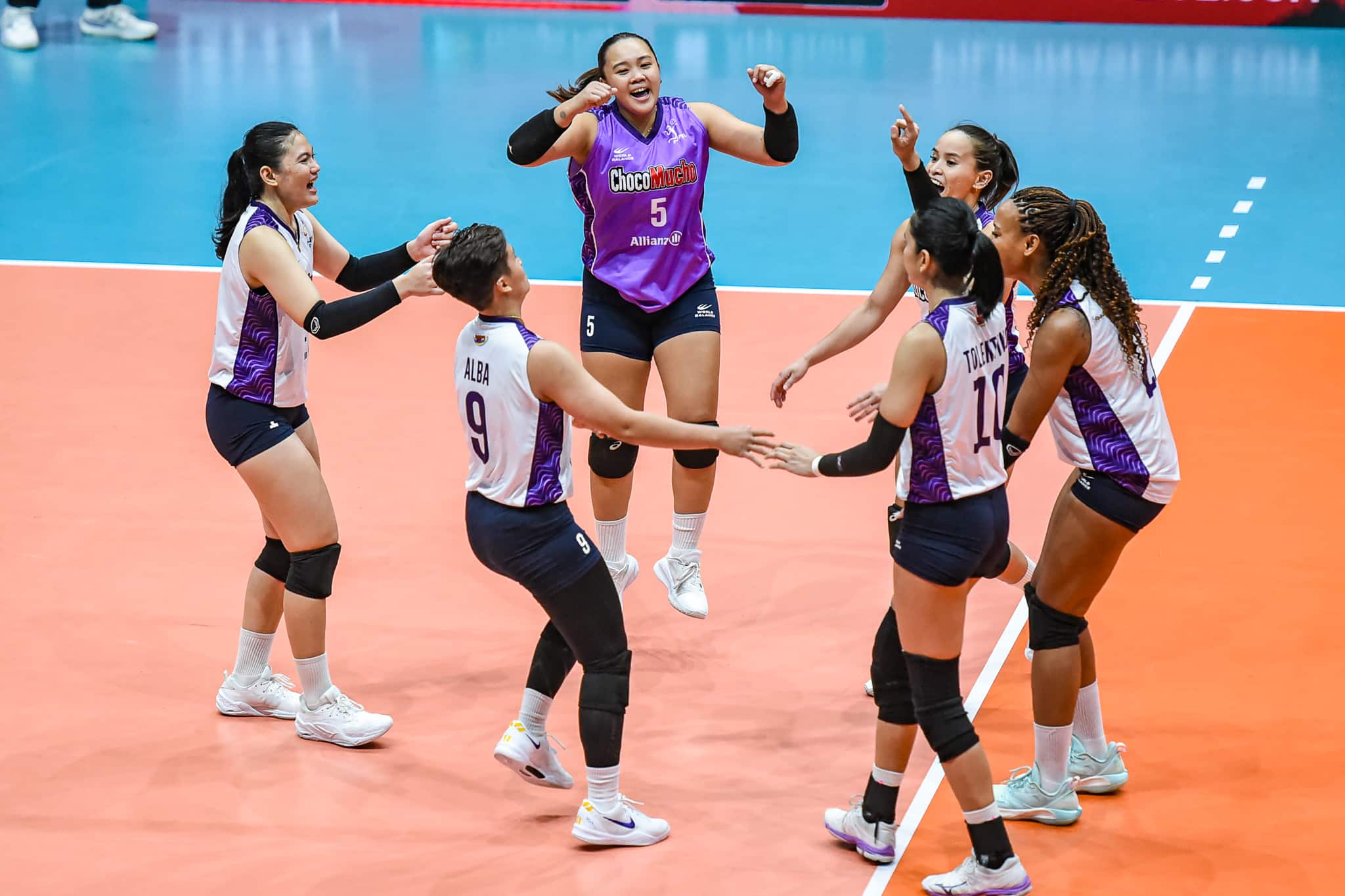 Choco Mucho Flying Titans during a PVL All-Filipino Conference game.