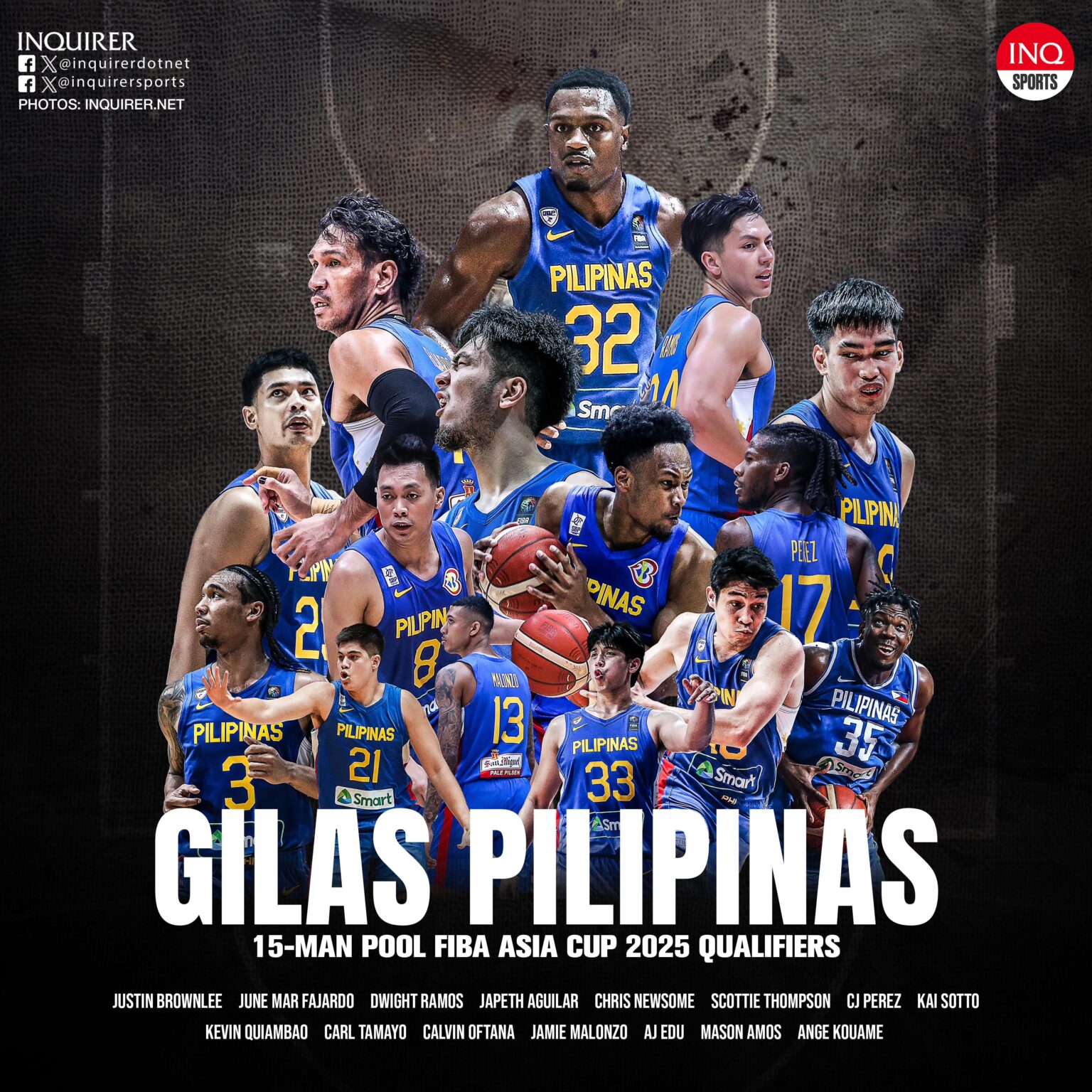 SCHEDULE Gilas Pilipinas at Fiba Asia Cup 2025 qualifiers