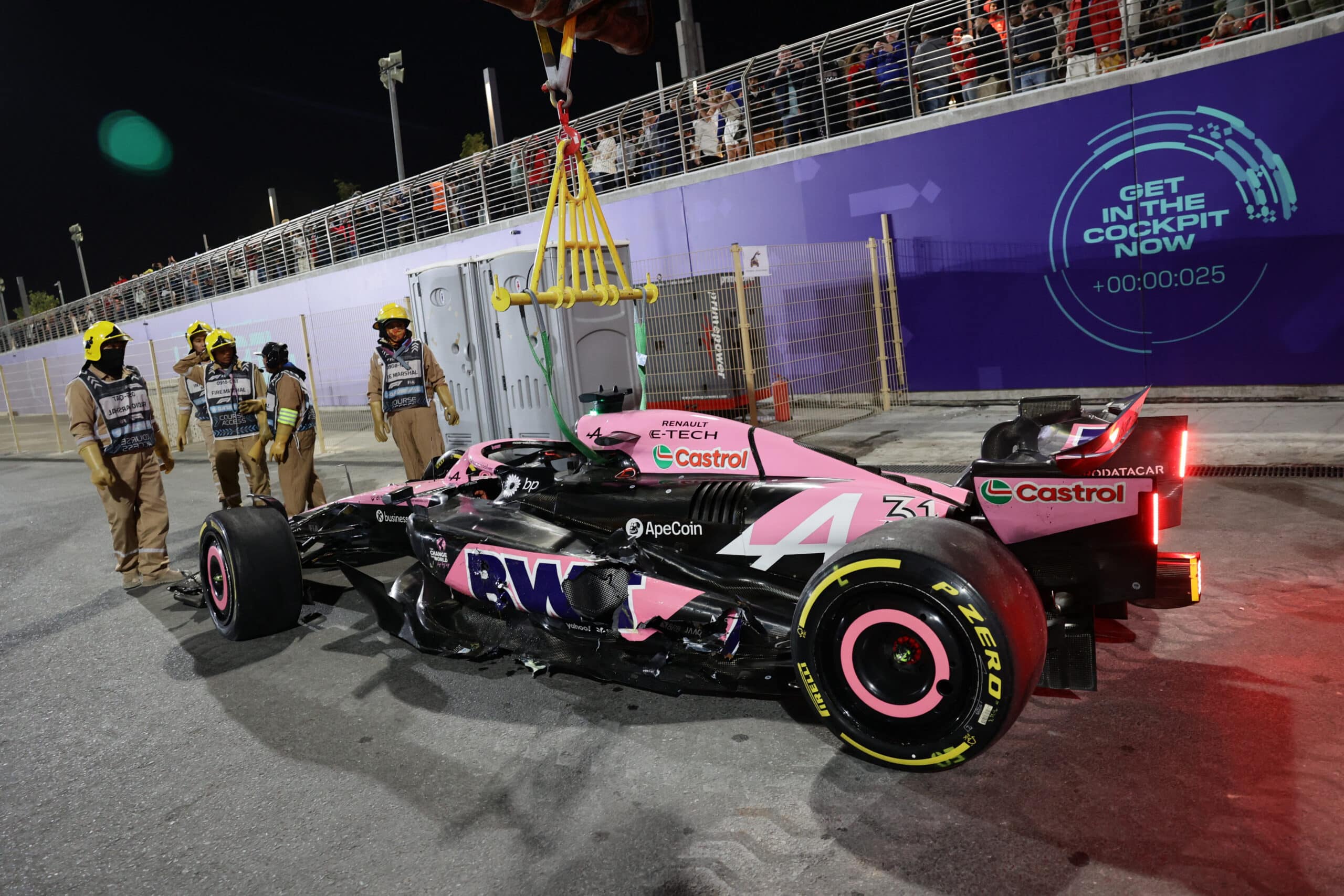 Alpine's Esteban Ocon Formula One F1