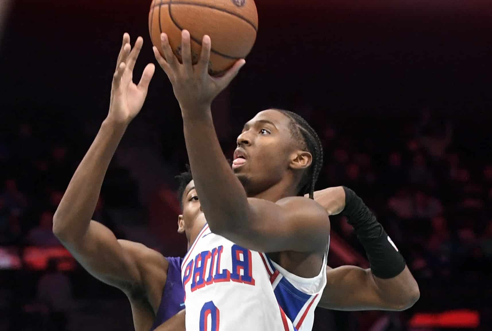 Philadelphia 76ers guard Tyrese Maxey  NBA Cup