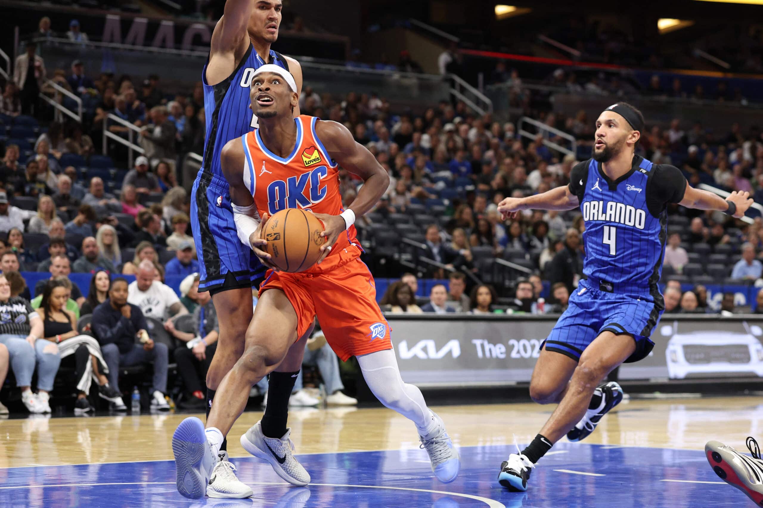  Oklahoma City Thunder guard Shai Gilgeous-Alexander NBA vs Orlando Magic