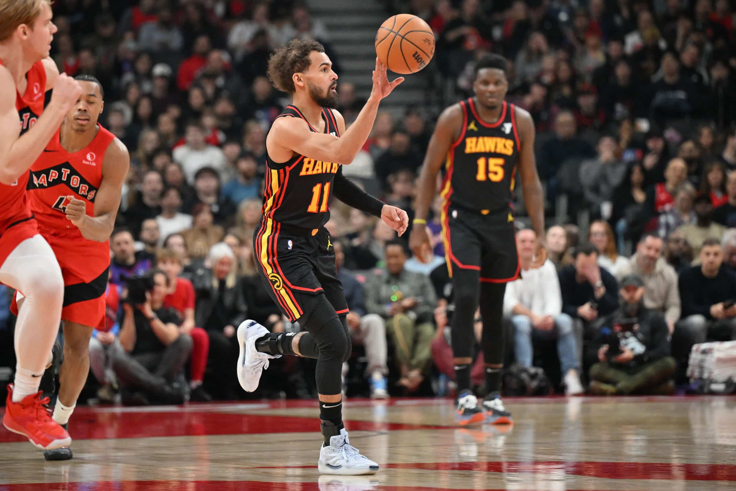 Atlanta Hawks guard Trae Young NBA vs Toronto Raptors