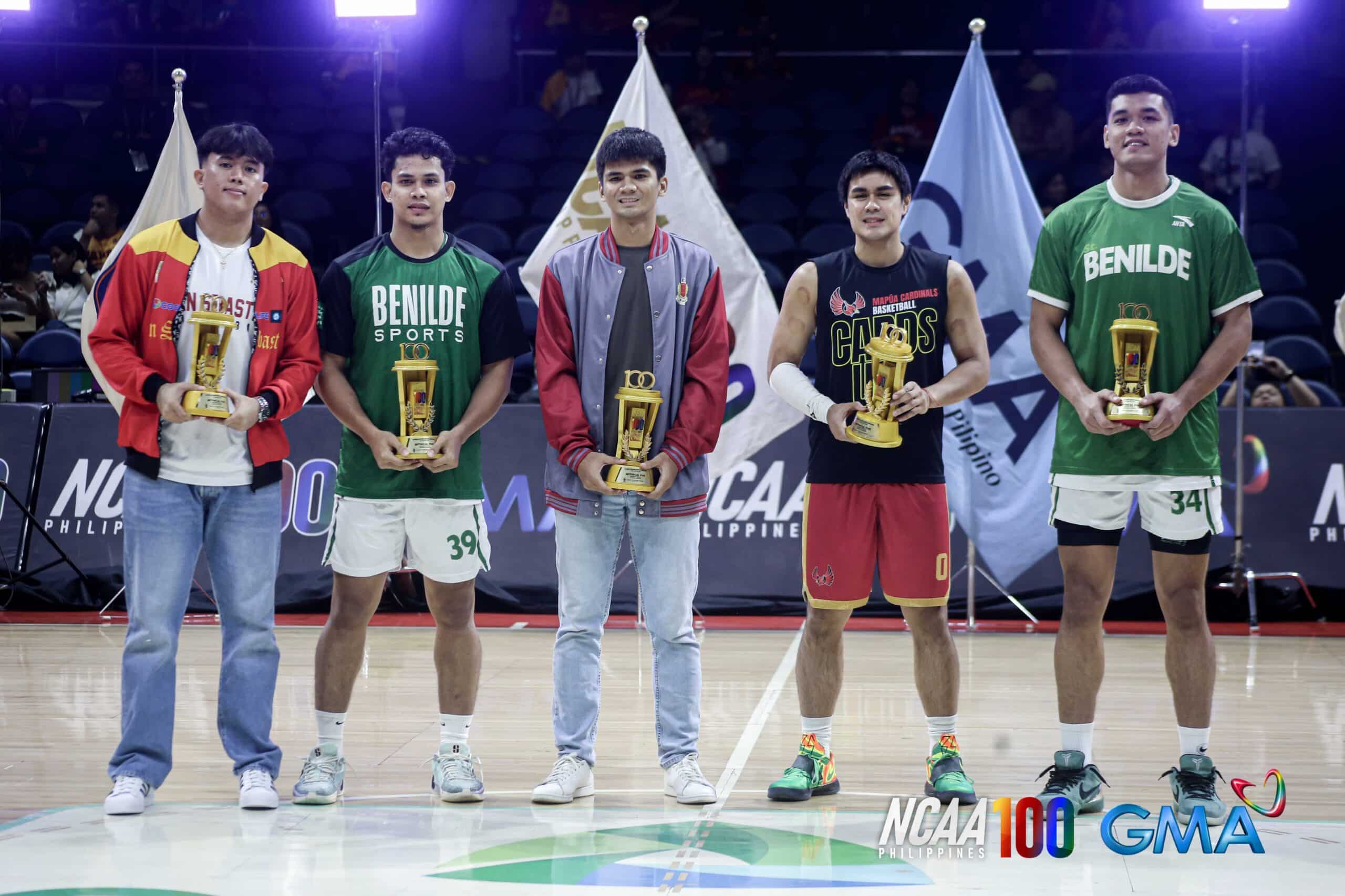 NCAA Season 100 men's basketball tournament Mythical 5.