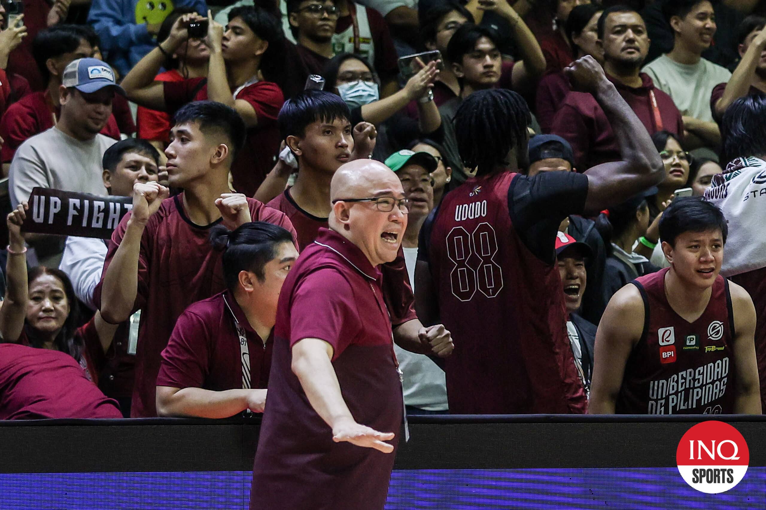 UP Coach Goldwin Monteverde UAAP Season 87 Finale