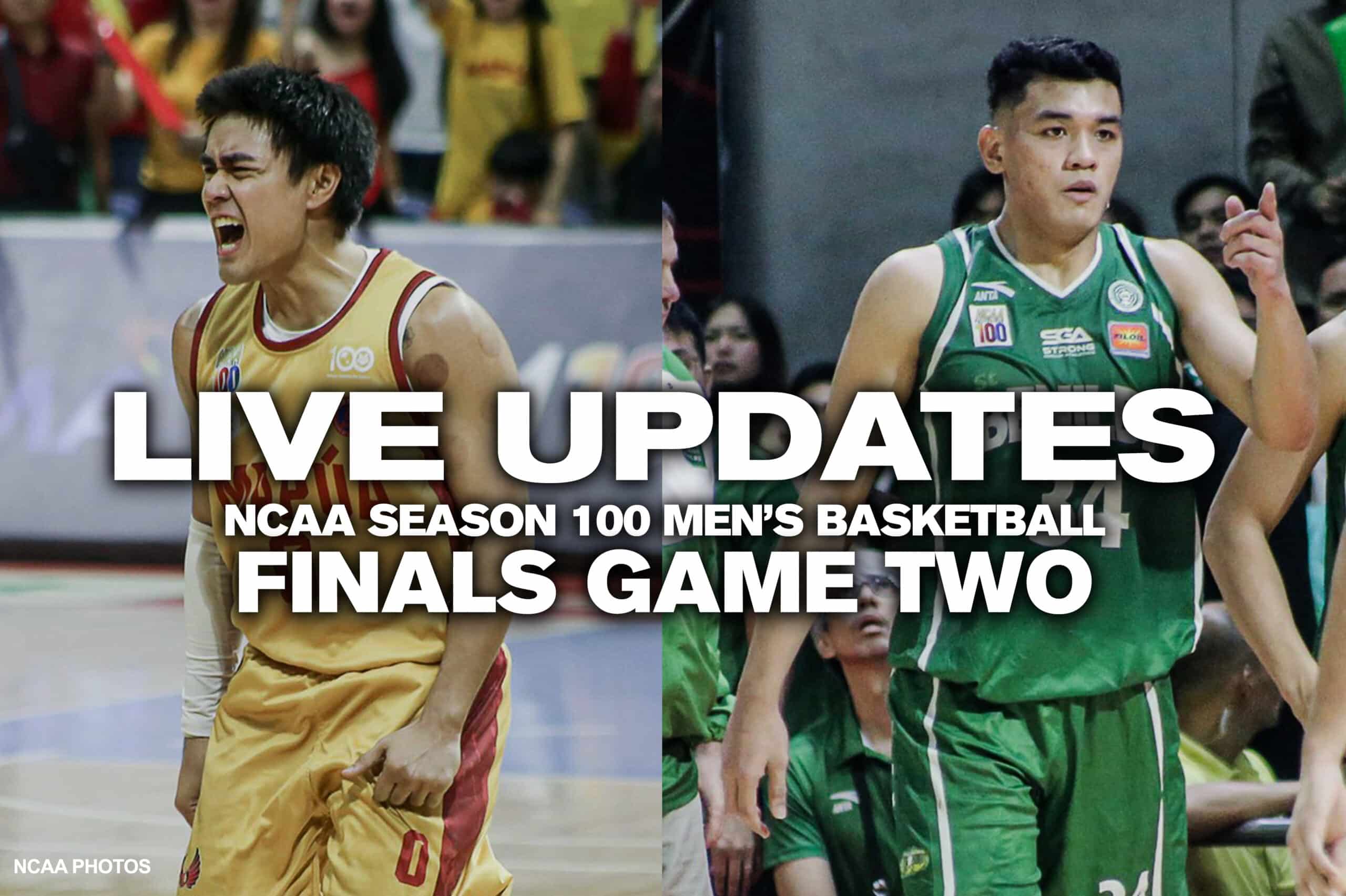 LIVE: NCAA Season 100 basketball Finals Mapua Cardinals vs Benilde Blazers Game 2