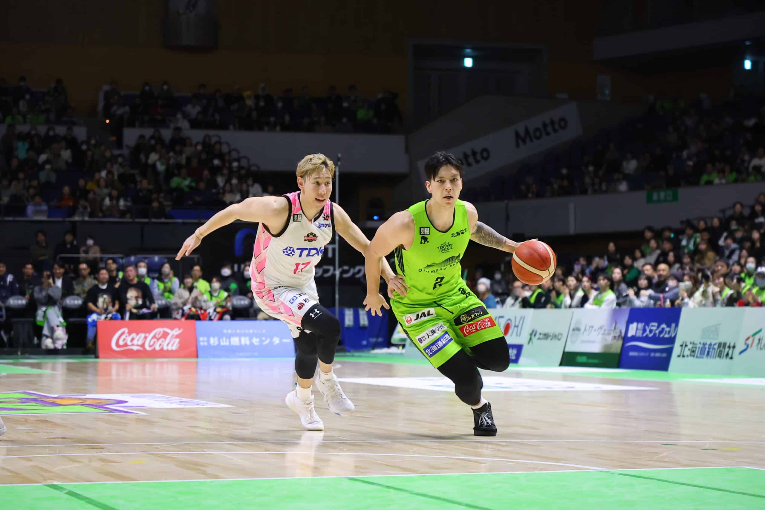 Levanga Hokkaido's Dwight Ramos during a Japan B.League game