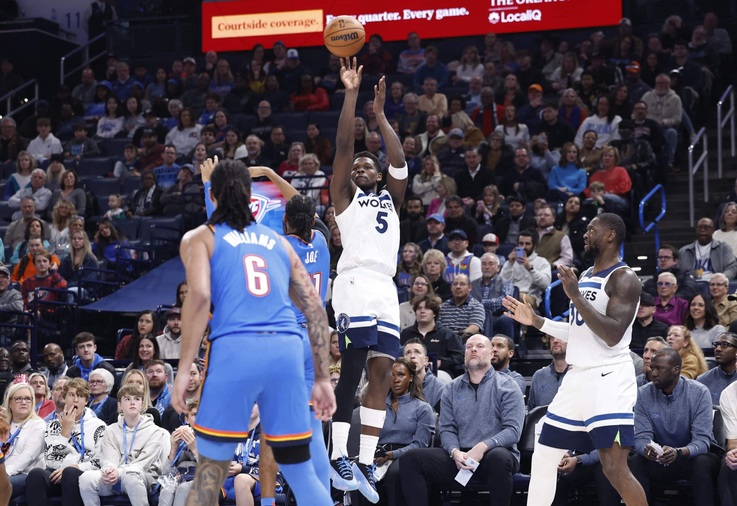 NBA: Minnesota Timberwolves vs Oklahoma City Thunder Anthony Edwards